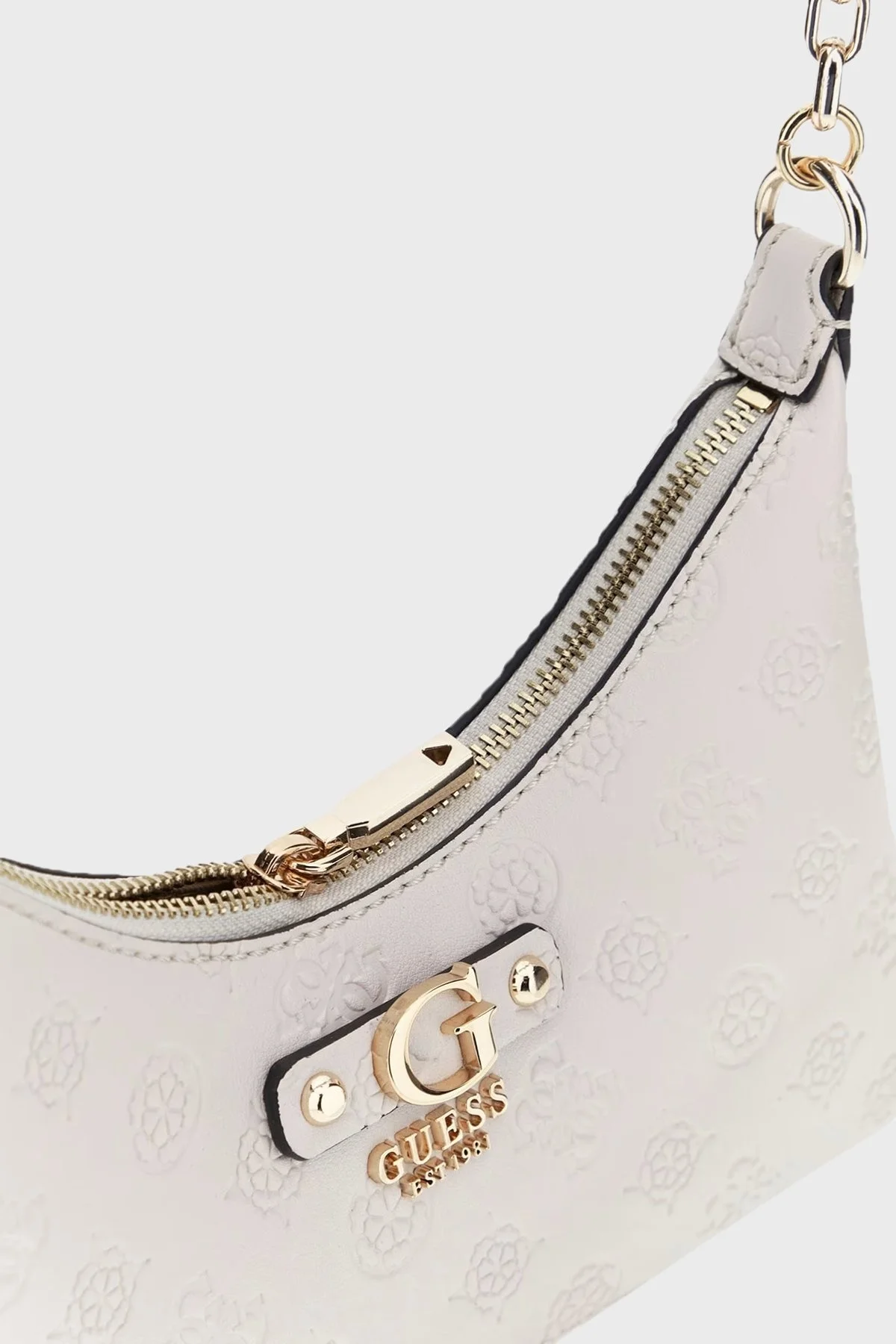 Guess Gerty 4G Logolu Zincir Askılı HWPD9529180 Bayan Çanta HWPD95 29180 OFF BEYAZ - 7