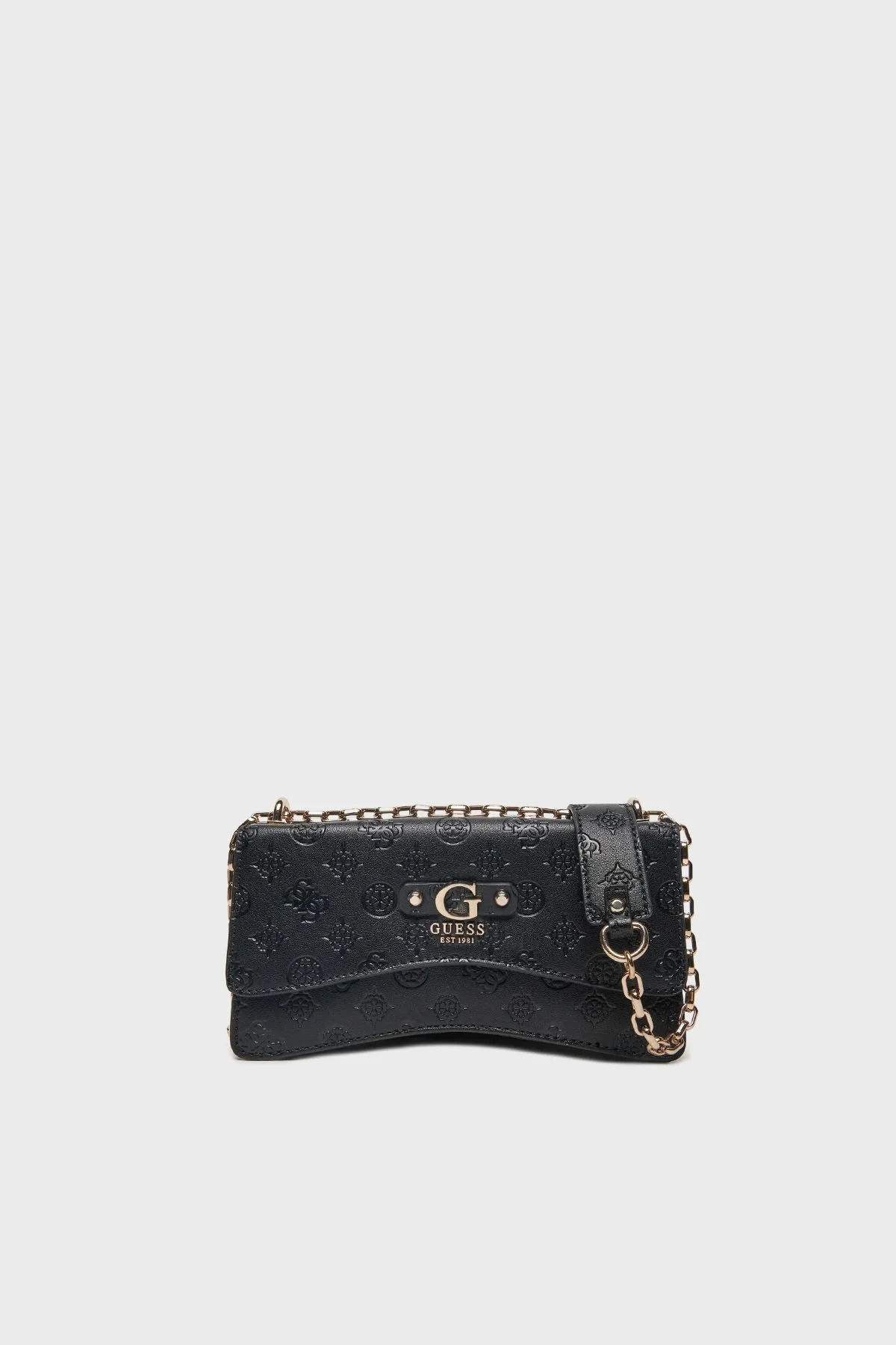 Guess Gerty 4G Logolu Zincir Askılı HWPD9529210 Bayan Çanta HWPD95 29210 BLA SİYAH - 6