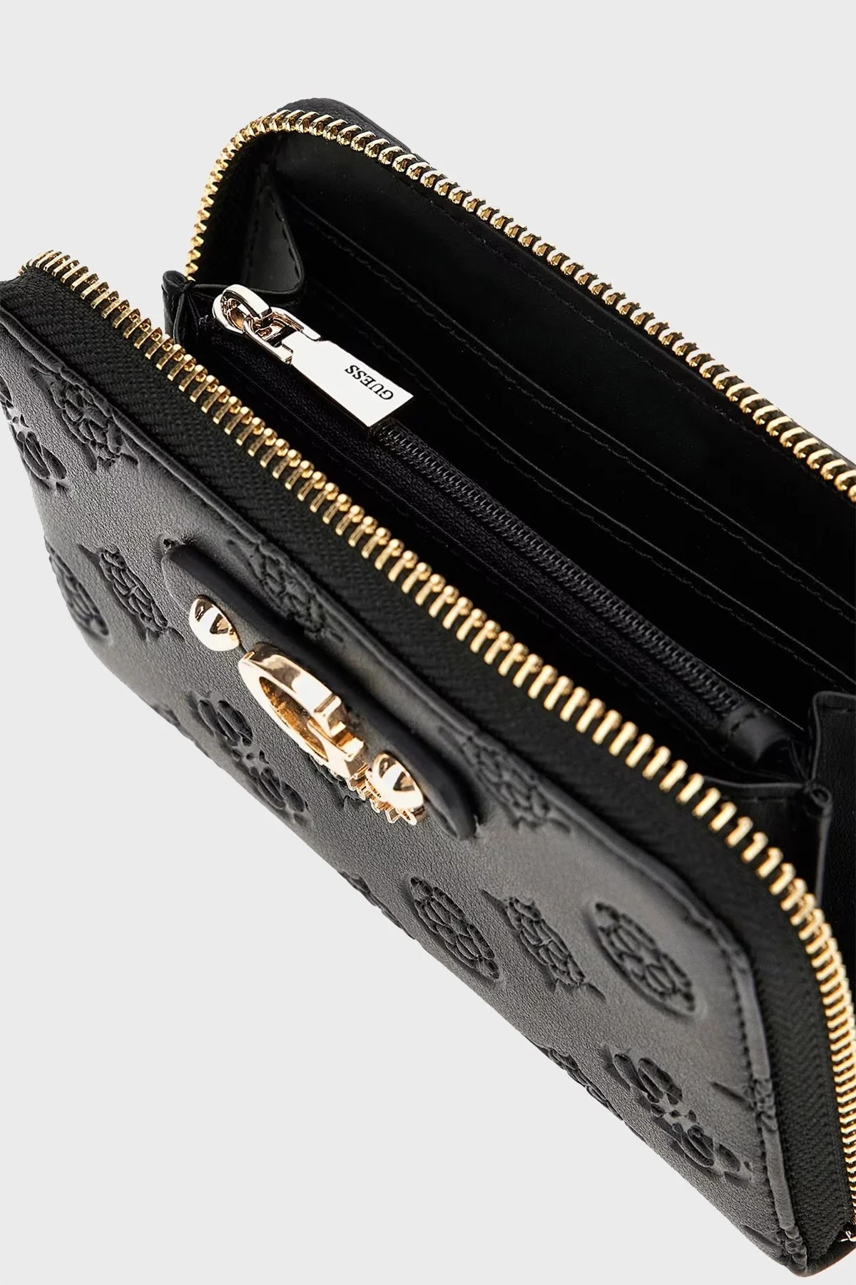 Guess Gerty 4G Şakayık Logolu Fermuarlı SWPD9529140 Bayan Cüzdan SWPD95 29140 BLA SİYAH - 8