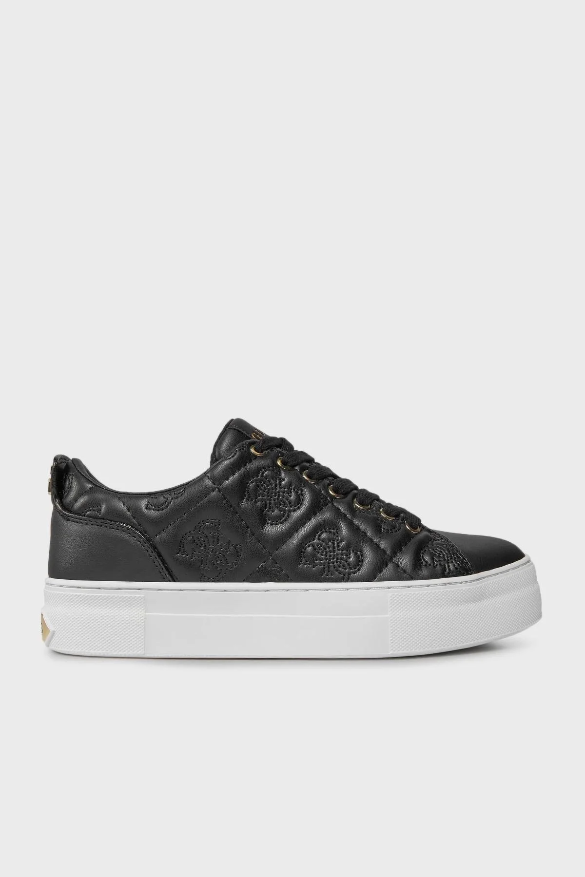 Guess Gianele4 Logolu Sneaker FLPGN4 FAL12 Bayan Ayakkabı FLPGN4FAL12 BLACK SİYAH - 1
