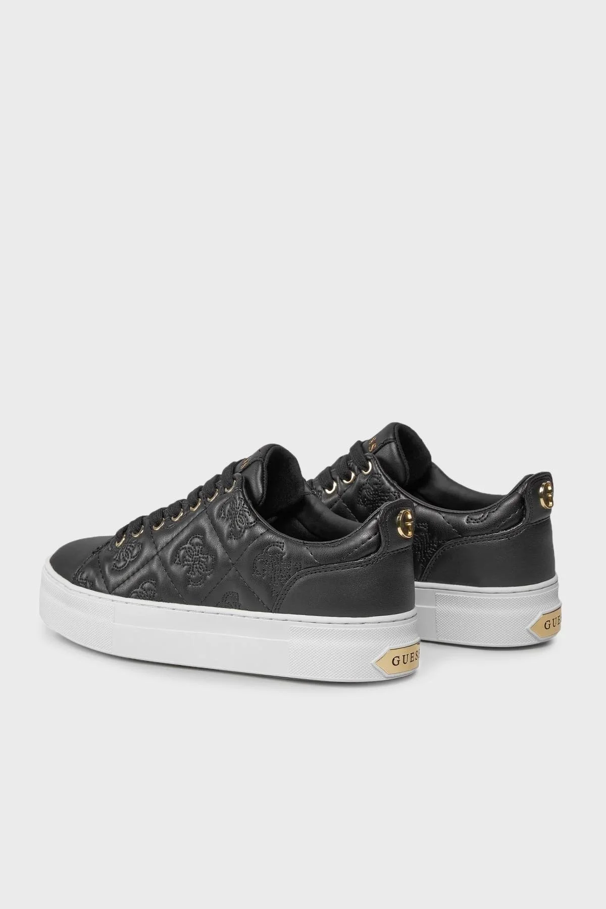 Guess Gianele4 Logolu Sneaker FLPGN4 FAL12 Bayan Ayakkabı FLPGN4FAL12 BLACK SİYAH - 3