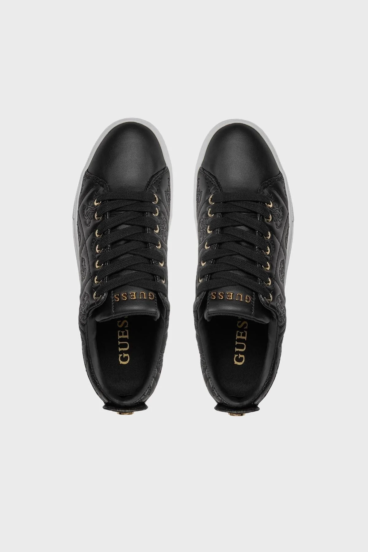 Guess Gianele4 Logolu Sneaker FLPGN4 FAL12 Bayan Ayakkabı FLPGN4FAL12 BLACK SİYAH - 5