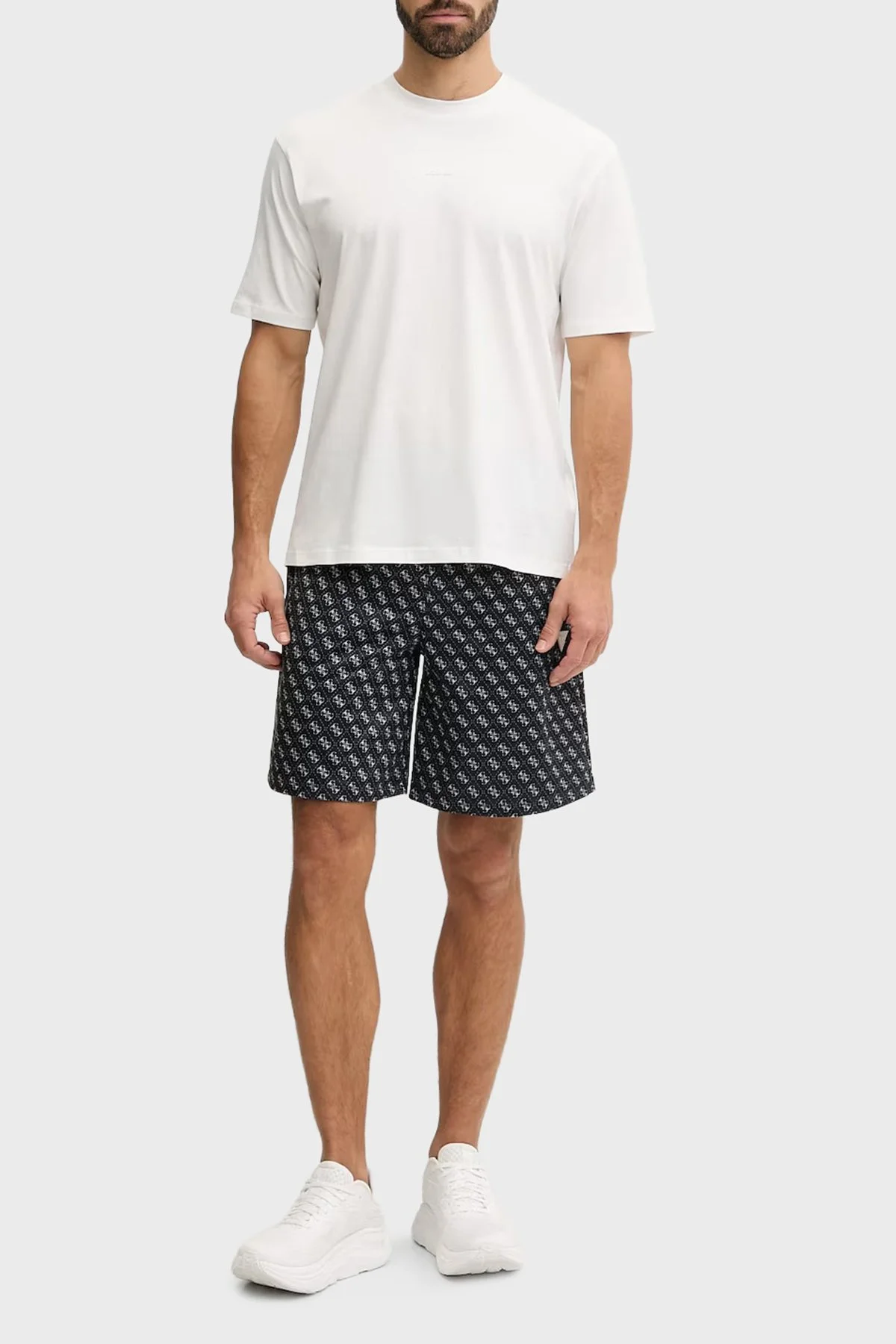 Guess Giano Pamuklu Regular Fit Logolu Bisiklet Yaka Z6RI16I3Z14 Erkek T Shirt Z6RI16 I3Z14 G018 BEYAZ - 2