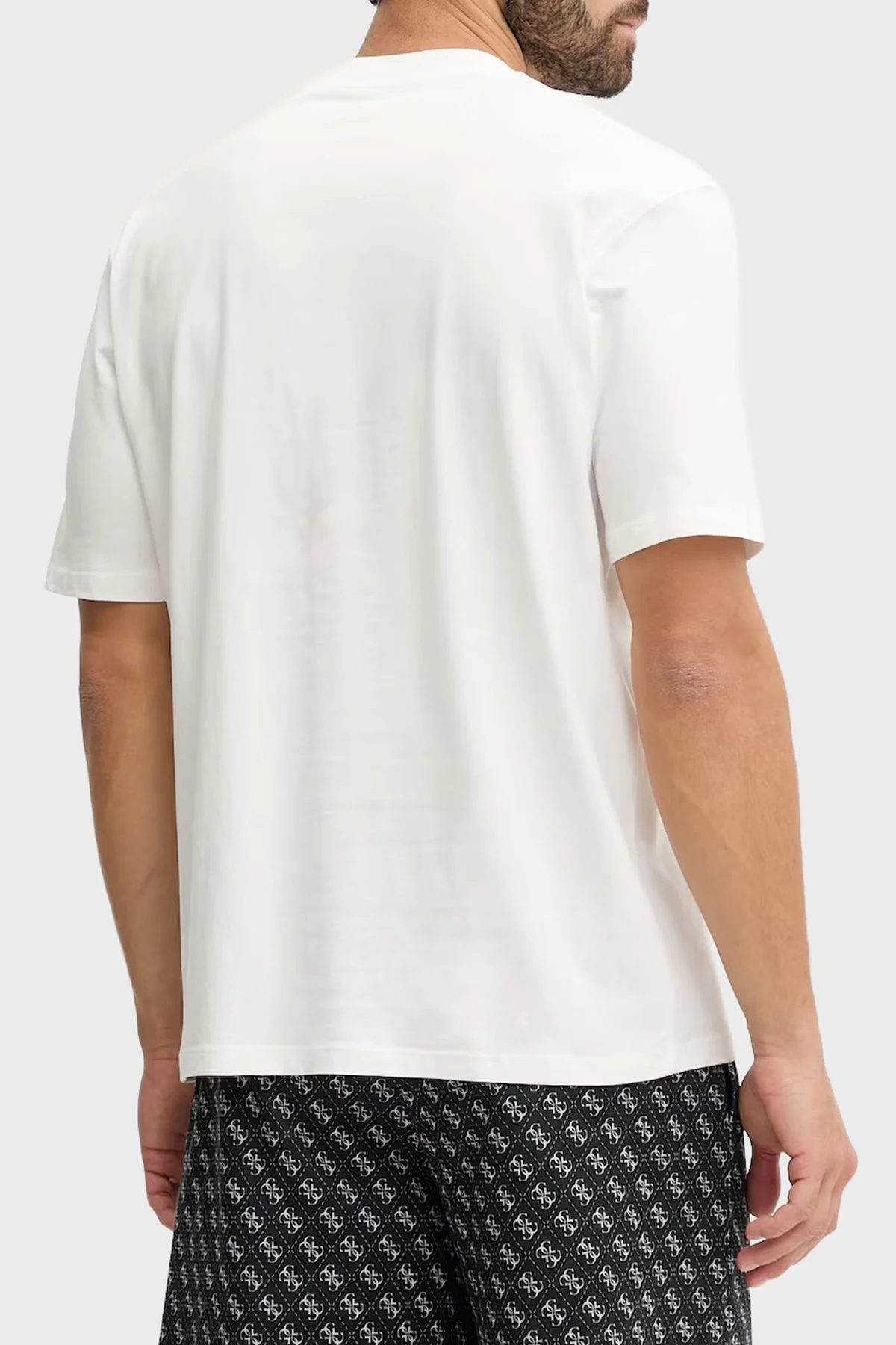 Guess Giano Pamuklu Regular Fit Logolu Bisiklet Yaka Z6RI16I3Z14 Erkek T Shirt Z6RI16 I3Z14 G018 BEYAZ - 3