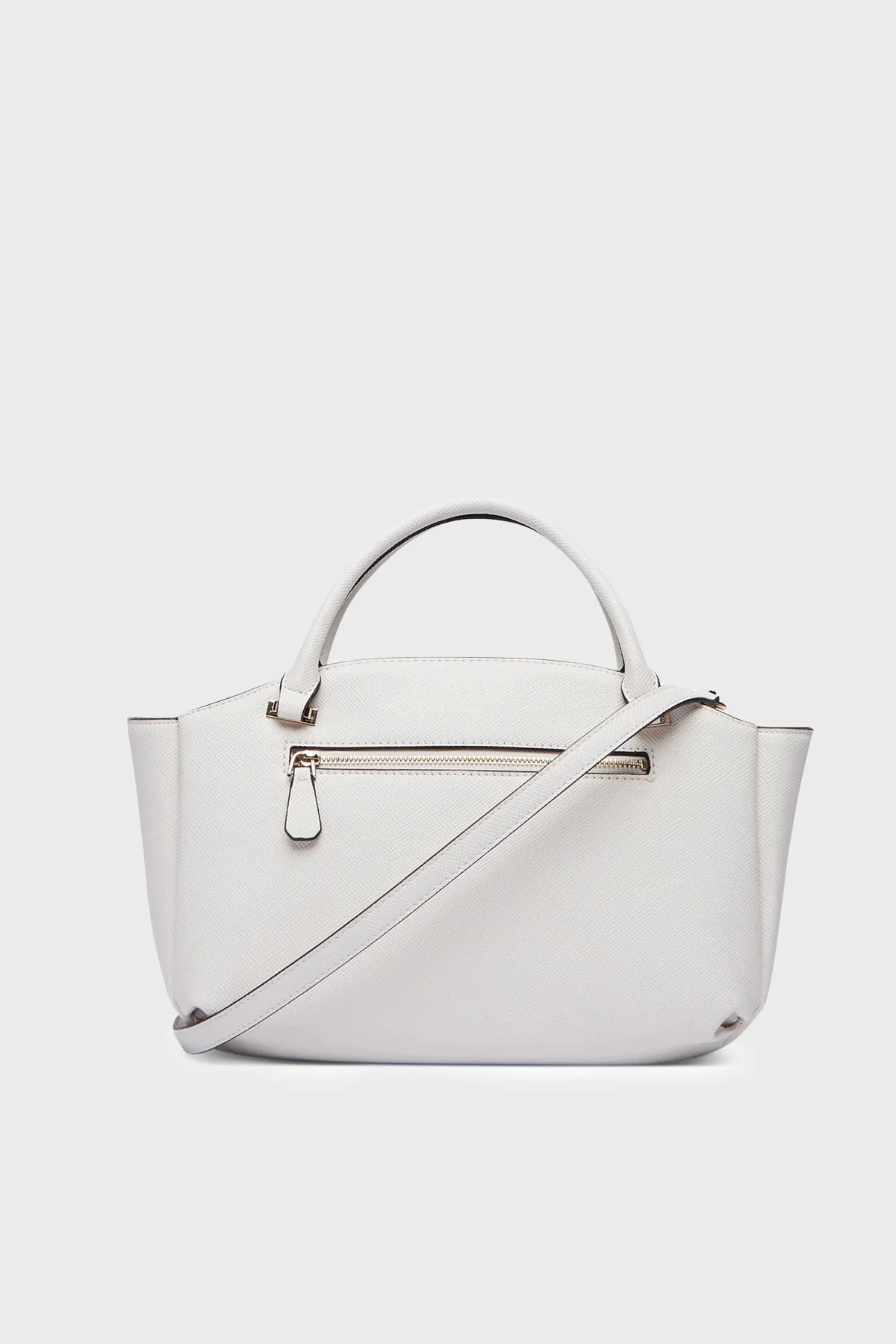 Guess Gilda Charmlı Çıkarılabilir Askılı HWZG9747060 Kadın Çanta HWZG97 47060 OFF Ekru - 2