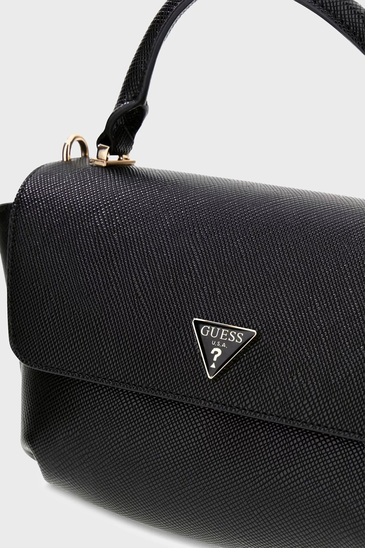 Guess Gilda Logolu Çıkarılabilir Askılı HWZG9747200 Kadın Çanta HWZG97 47200 BLA Siyah - 7