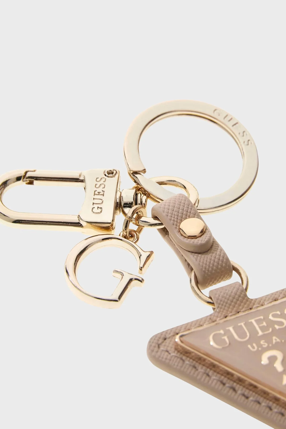 Guess Gilda Logolu RW7570P6301 Kadın Anahtarlık RW7570 P6301 BEI Bej - 3