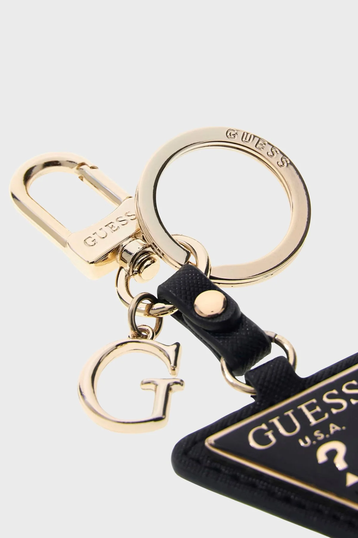 Guess Gilda Logolu RW7570P6301 Kadın Anahtarlık RW7570 P6301 BLA Siyah - 3