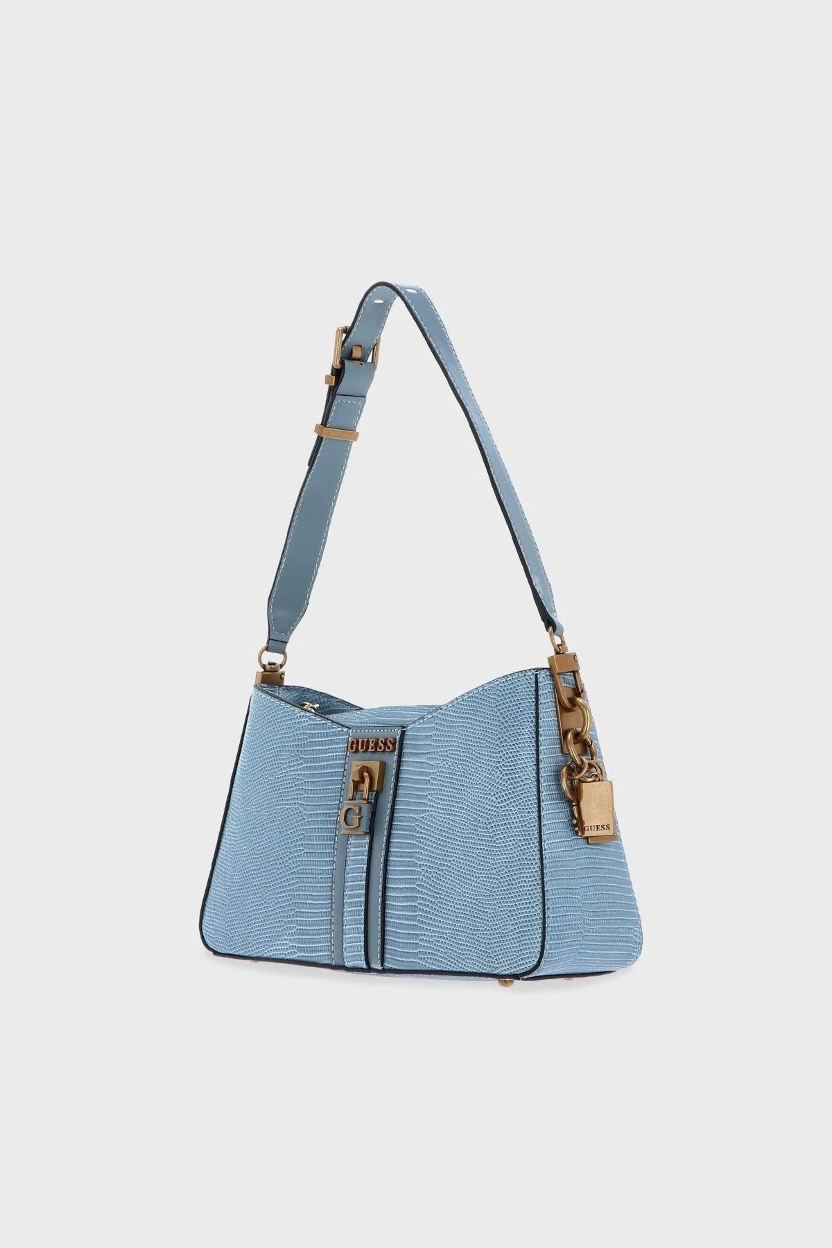 Guess Ginevra Ayarlanabilir ve Çıkarılabilir Omuz Askılı HWKB8734180LDE Bayan Çanta HWKB8734180 LDE MAVİ - 2