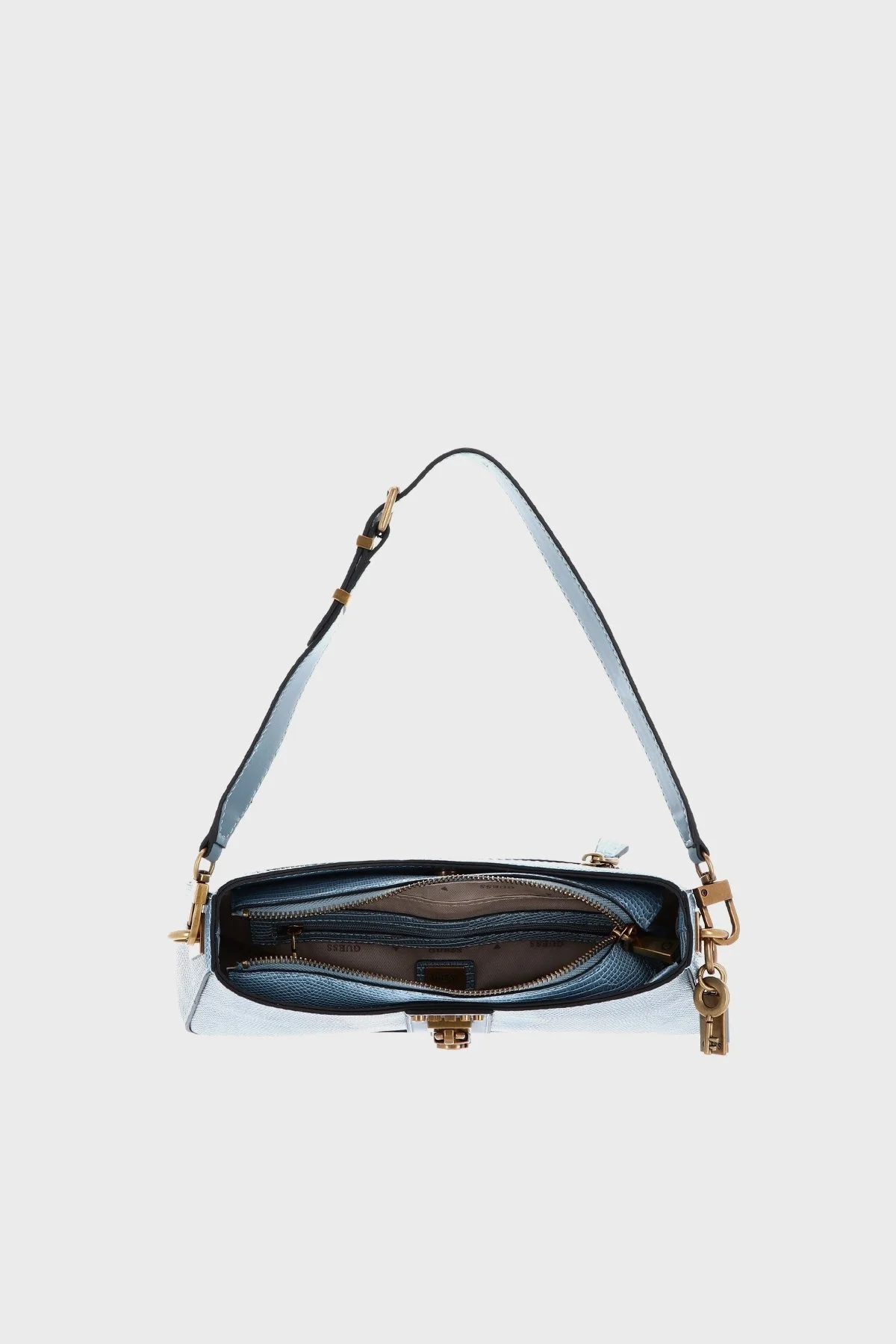 Guess Ginevra Ayarlanabilir ve Çıkarılabilir Omuz Askılı HWKB8734180LDE Bayan Çanta HWKB8734180 LDE MAVİ - 3