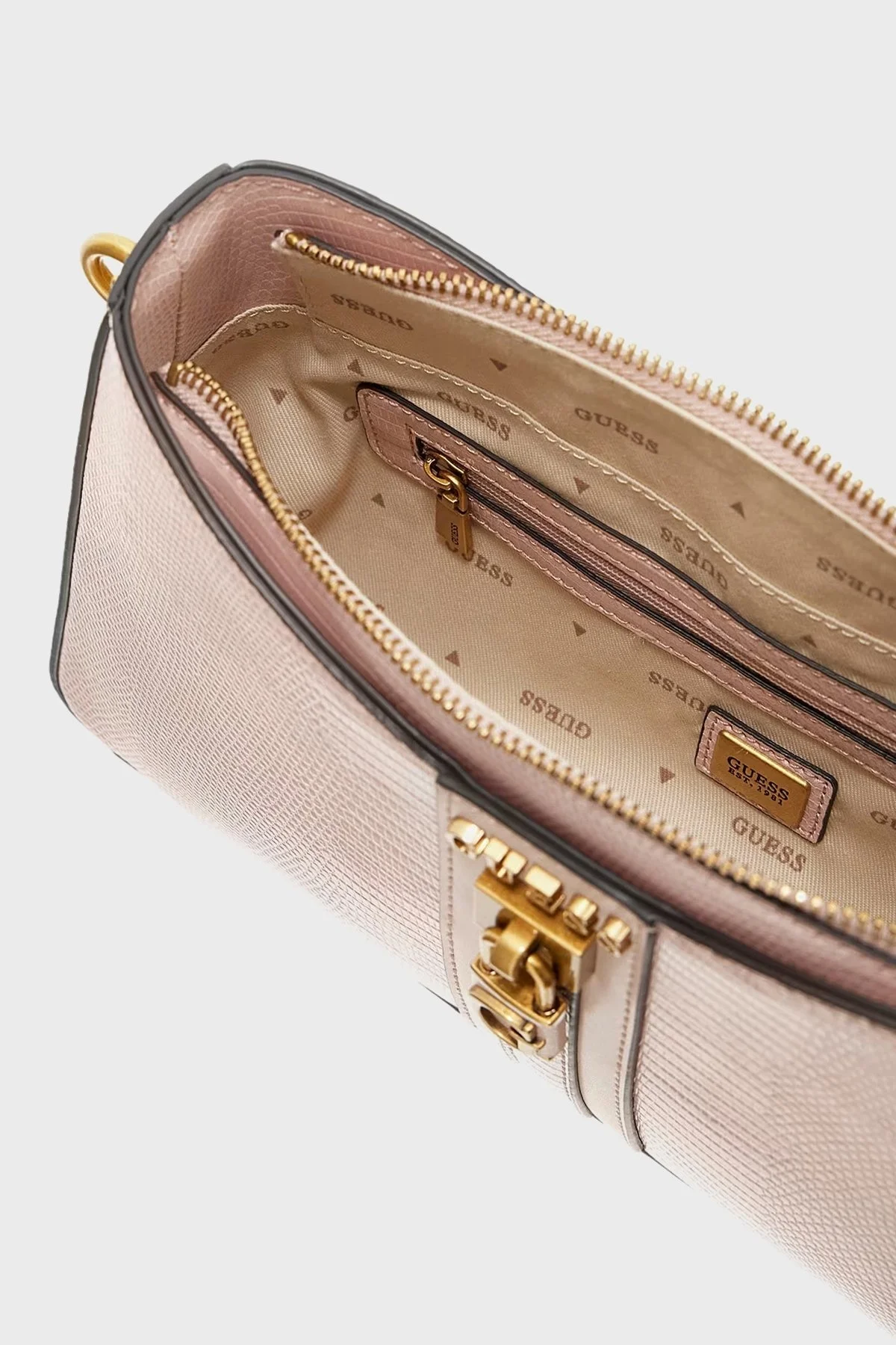 Guess Ginevra Ayarlanabilir ve Çıkarılabilir Omuz Askılı HWKB8734180LTR Bayan Çanta HWKB8734180 LTR PEMBE - 4