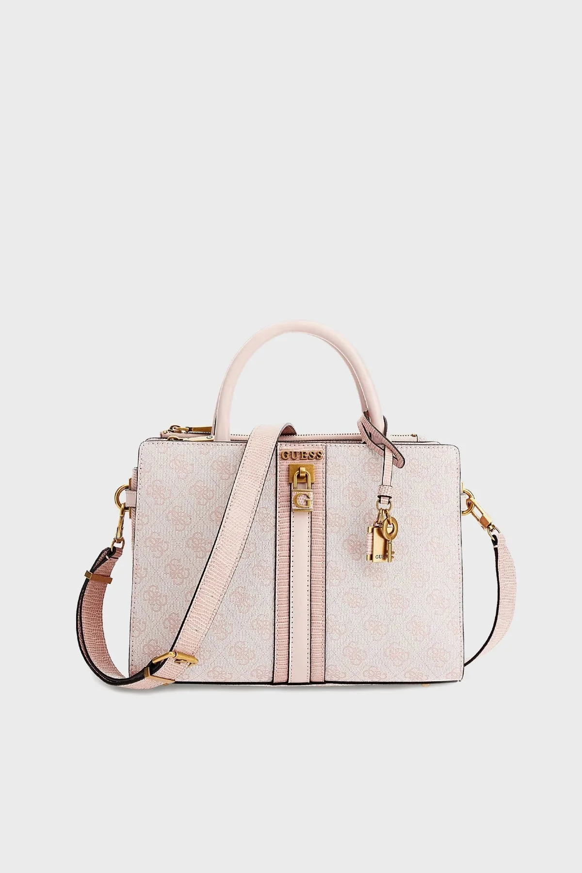 Guess Ginevra Logolu Çıkarılabilir Omuz Askılı Bayan Çanta HWSB8675060 BHG PUDRA - 1