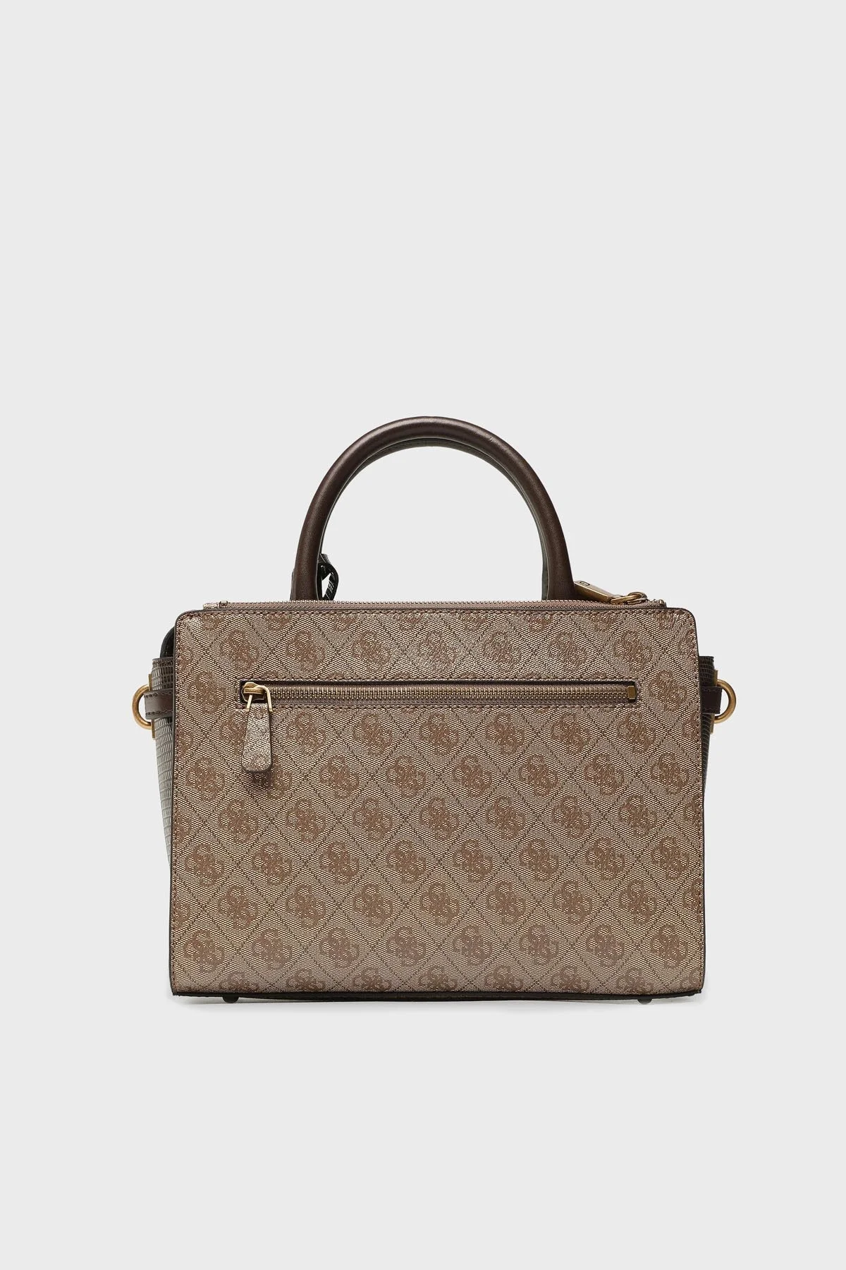 Guess Ginevra Logolu Çıkarılabilir Omuz Askılı Bayan Çanta HWSB8675060 LTL KAHVE - 4