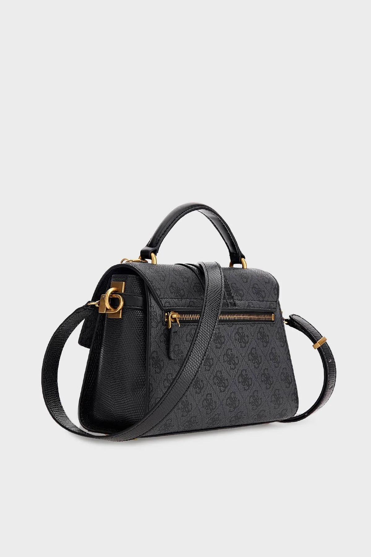 Guess Ginevra Logolu Çıkarılabilir Omuz Askılı Bayan Çanta HWSB8675200 CLO ANTRASİT - 4