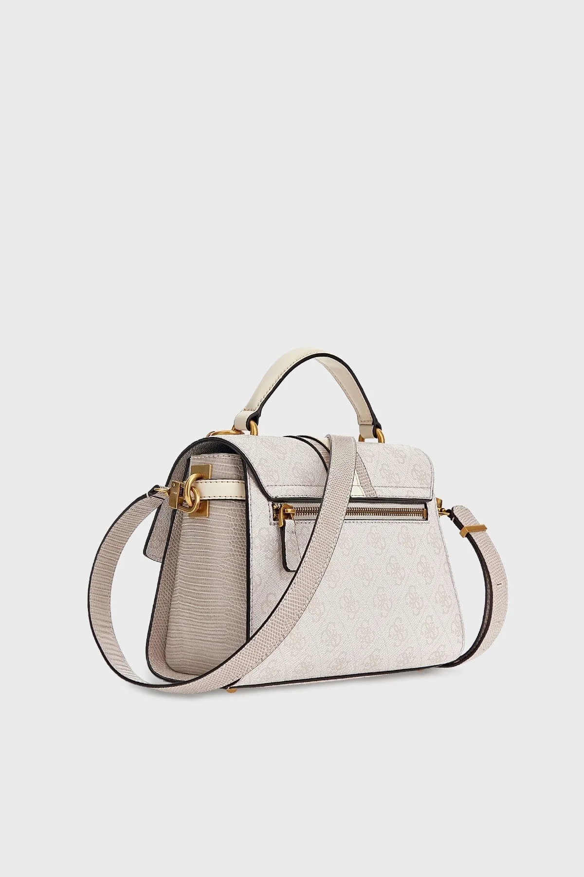 Guess Ginevra Logolu Çıkarılabilir Omuz Askılı Bayan Çanta HWSB8675200 STL EKRU - 3