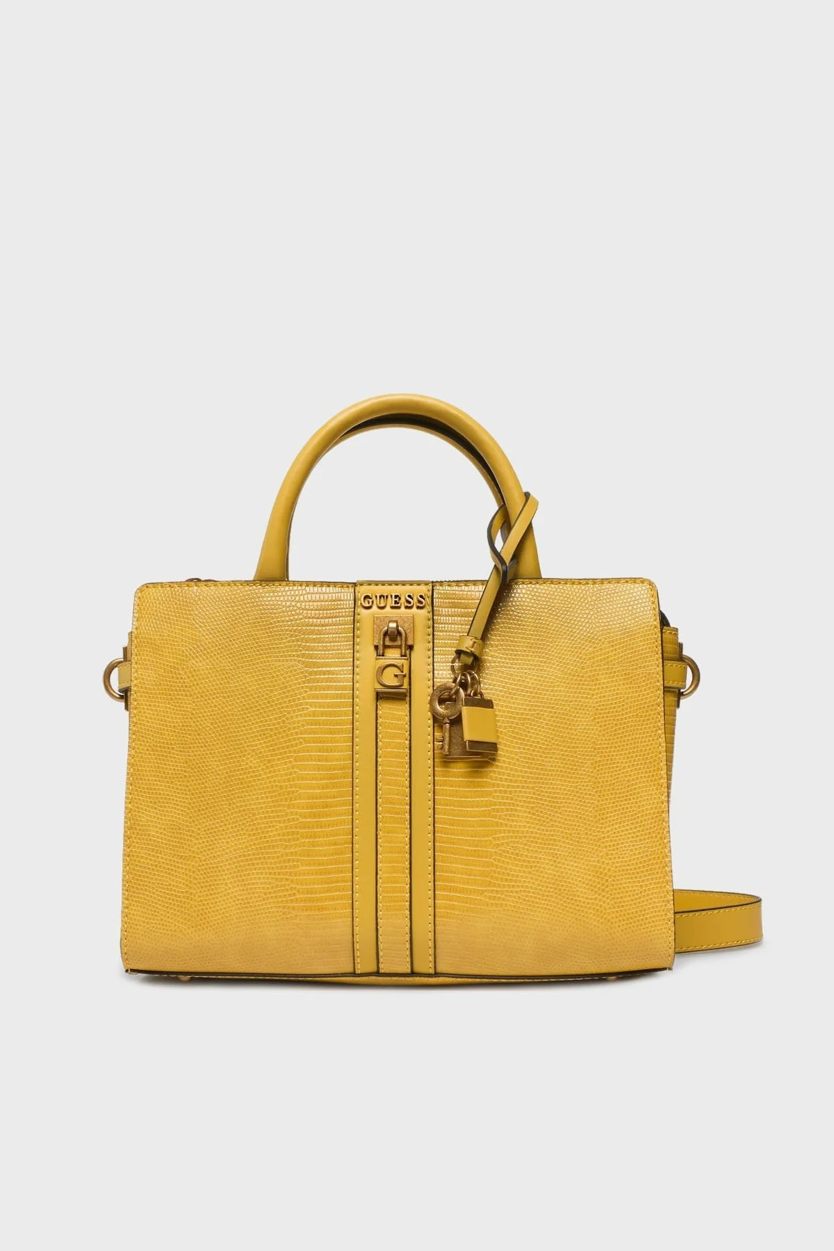 Guess Ginevra Logolu Çıkarılabilir Uzatma Askılı Bayan Çanta HWKB8734060 MUS HARDAL - 1