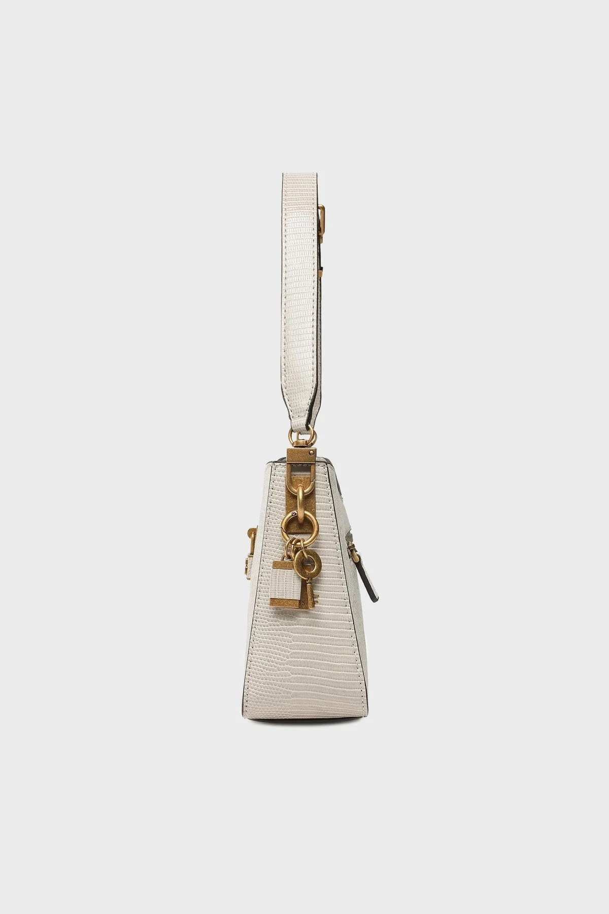 Guess Ginevra Logolu Fermuarlı Omuz Bayan Çanta HWSB8675180 STL EKRU - 3