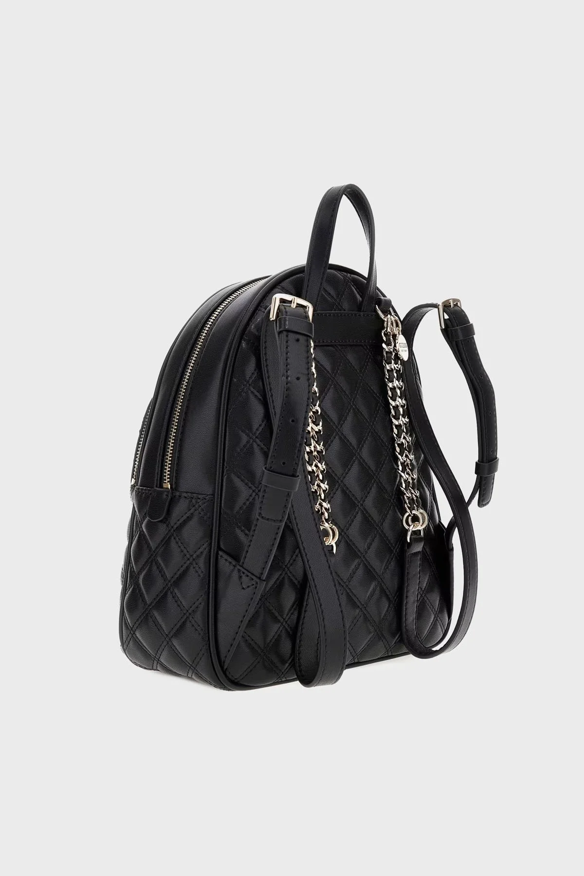 Guess Giully Kapitoneli Ayarlanabilir Omuz Askılı HWQG9673320 Bayan Sırt Çantası HWQG96 73320 BLA SİYAH - 3