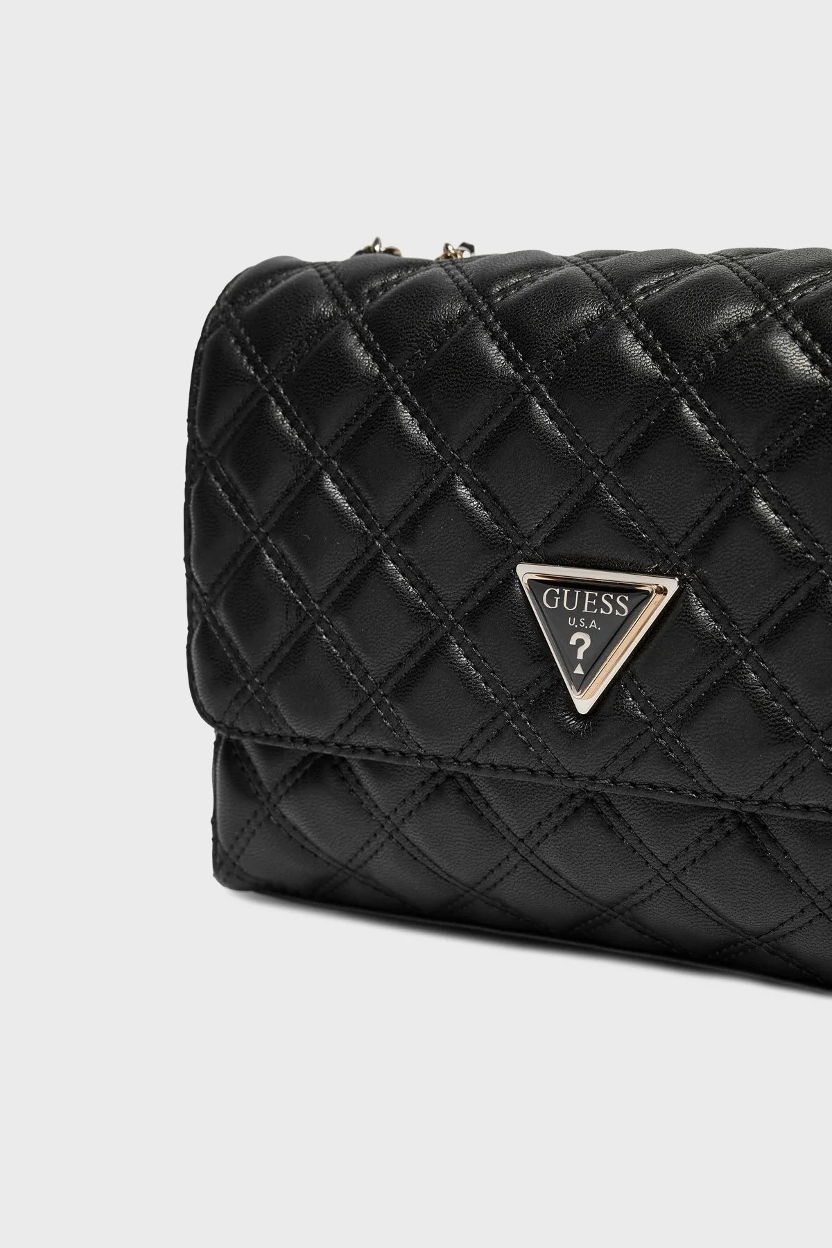 Guess Giully Logolu HWQG8748200 Bayan Çanta HWQG87 48200 BLA SİYAH - 4