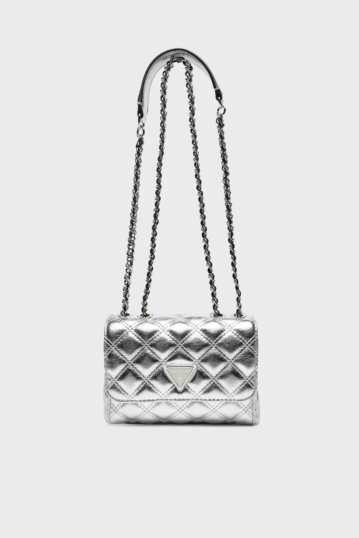Guess Giully Logolu HWQV874874 Bayan Çanta HWQV87 48740 SIL GÜMÜŞ - 1