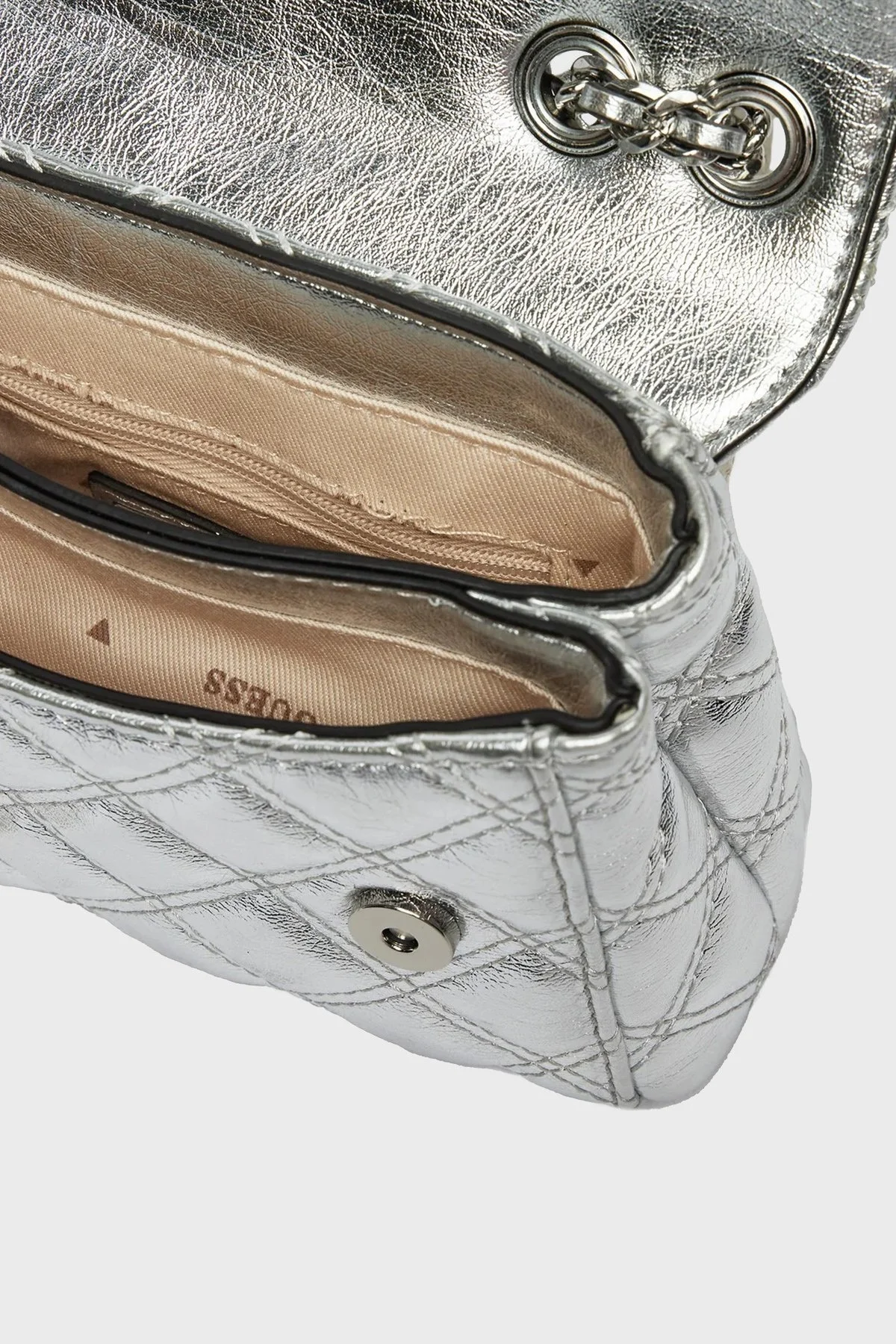 Guess Giully Logolu HWQV874874 Bayan Çanta HWQV87 48740 SIL GÜMÜŞ - 6