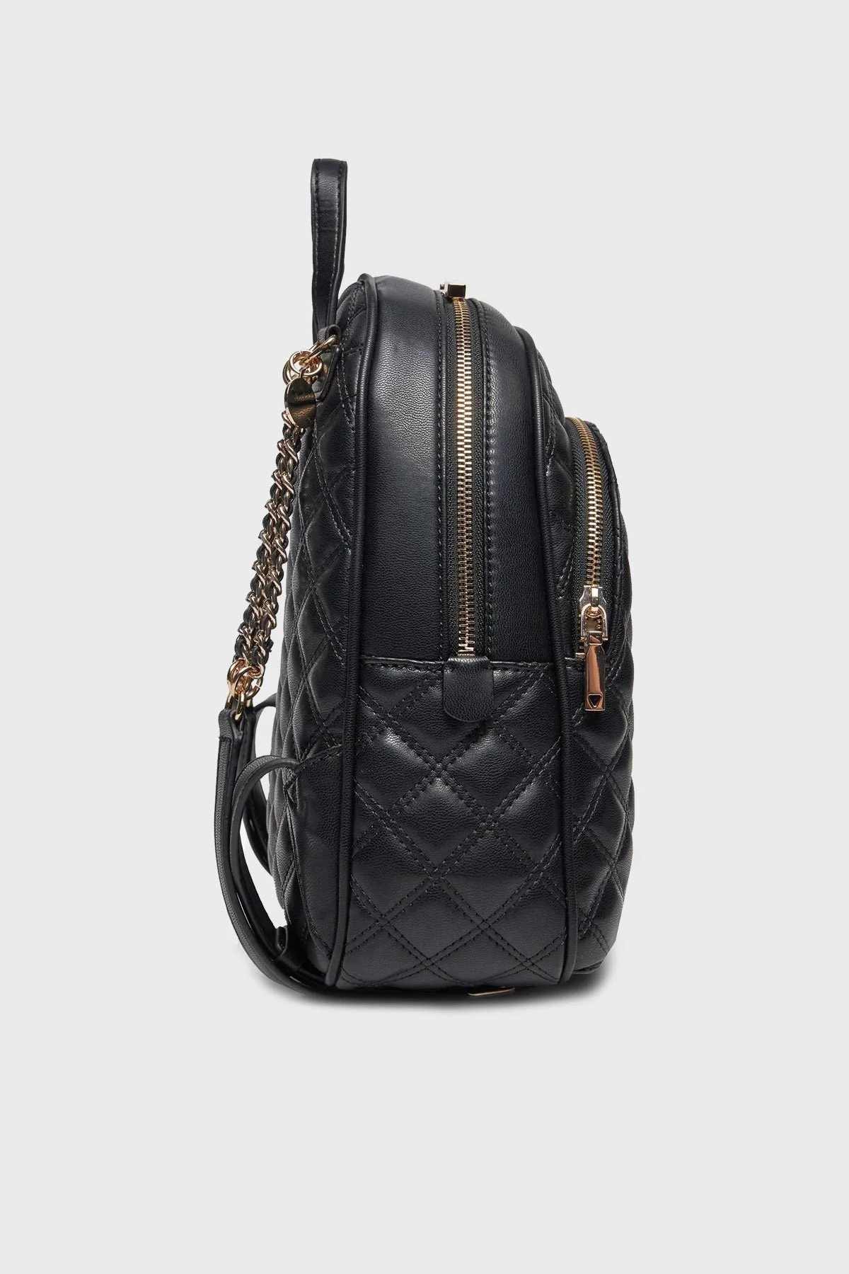 Guess Giully Logolu Kapitoneli Ayarlanabilir Çift Askılı HWQG8748320 Bayan Sırt Çantası HWQG8748320 BLA SİYAH - 3