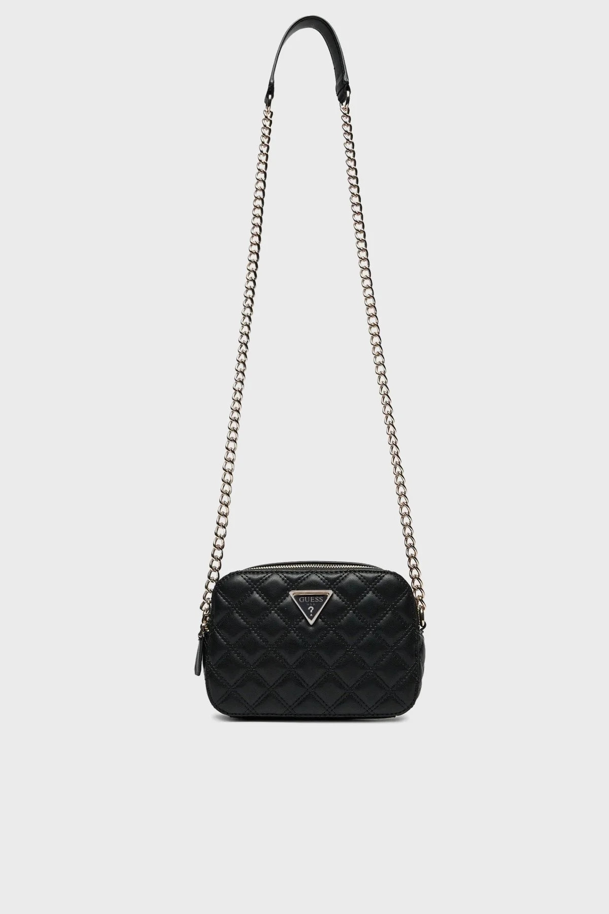 Guess Giully Logolu Kapitoneli Zincir Askılı HWQG8748140 Bayan Çanta HWQG87 48140 BLA SİYAH - 1