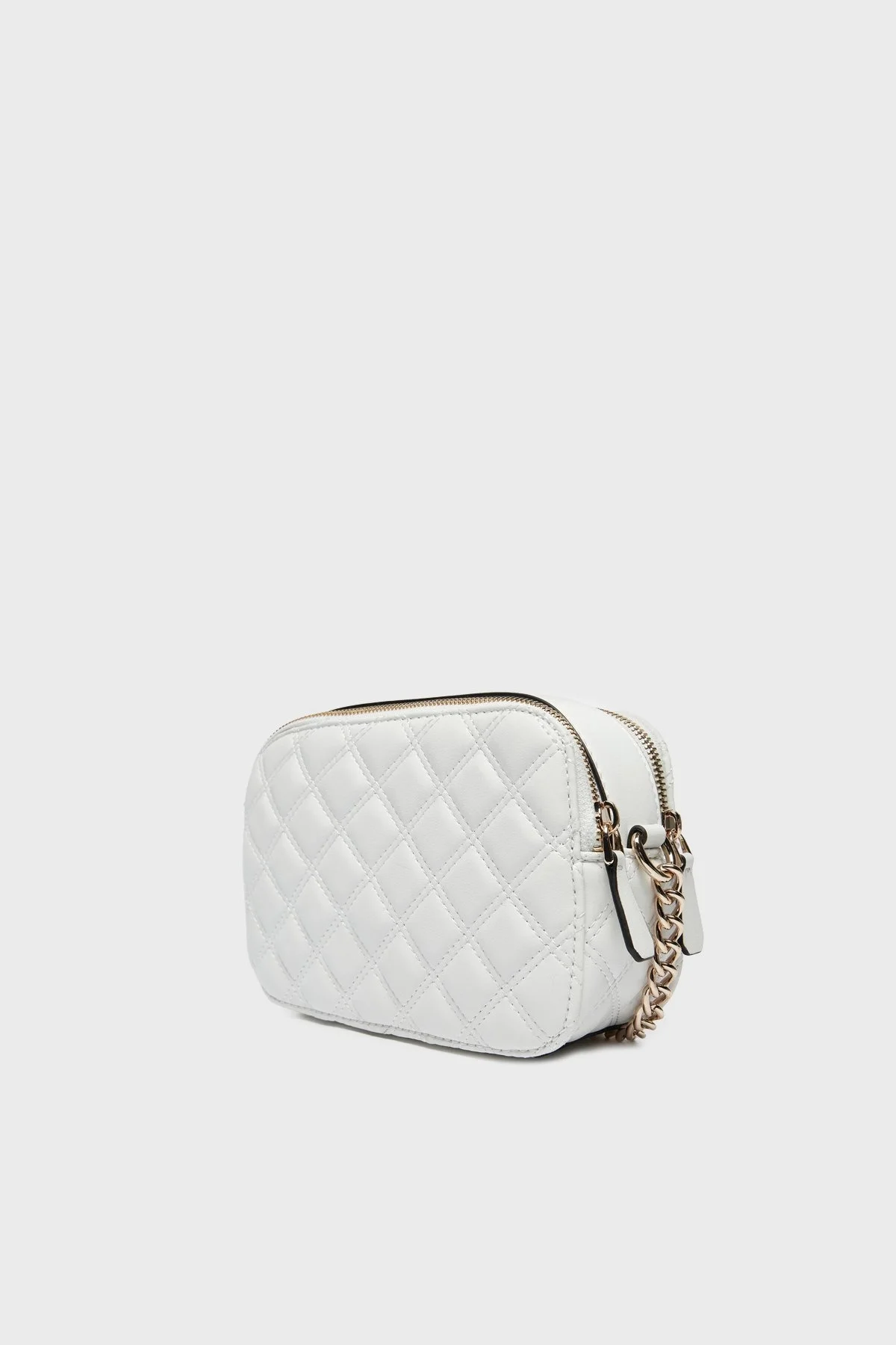 Guess Giully Logolu Kapitoneli Zincir Askılı HWQG8748140 Bayan Çanta HWQG87 48140 WHI BEYAZ - 3