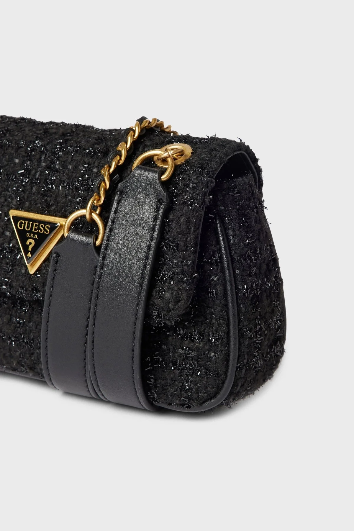 Guess Giully Logolu Omuz Askılı Bayan Çanta HWTB8748780 BLA SİYAH - 3