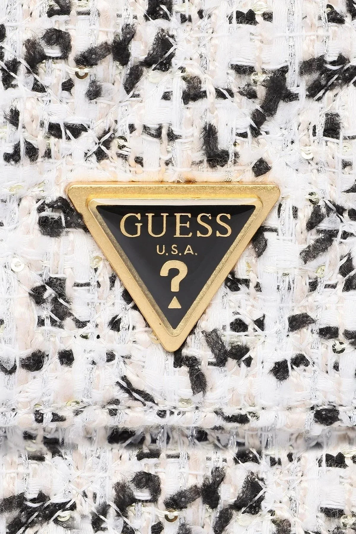 Guess Giully Logolu Omuz Askılı Bayan Çanta HWTC8748780 CUU BEYAZ - 3