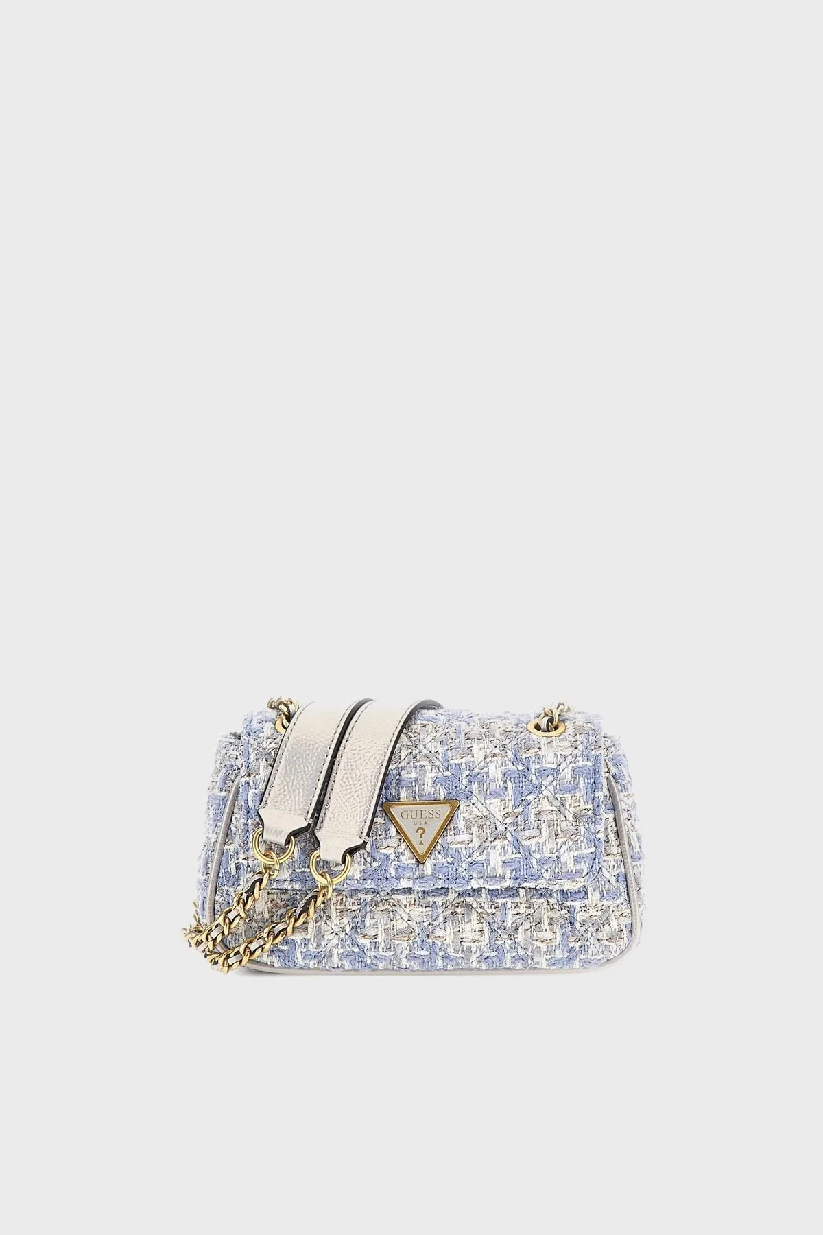 Guess Giully Logolu Zincir Askılı HWTU8748780LBM Bayan Çanta HWTU8748780 LBM MAVİ - 1