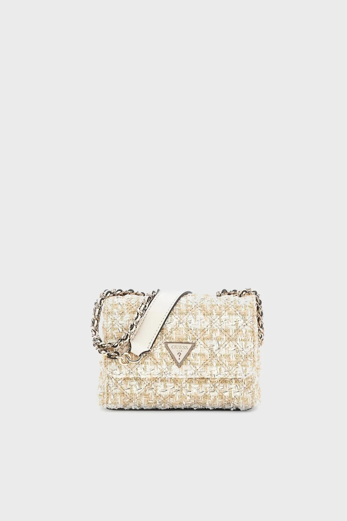 Guess Giully Logolu Zincir Askılı Tüvit HWGM8748740 Bayan Çanta HWGM87 48740 GOL GOLD - 5