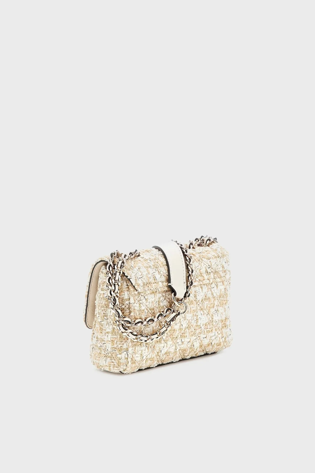 Guess Giully Logolu Zincir Askılı Tüvit HWGM8748740 Bayan Çanta HWGM87 48740 GOL GOLD - 6