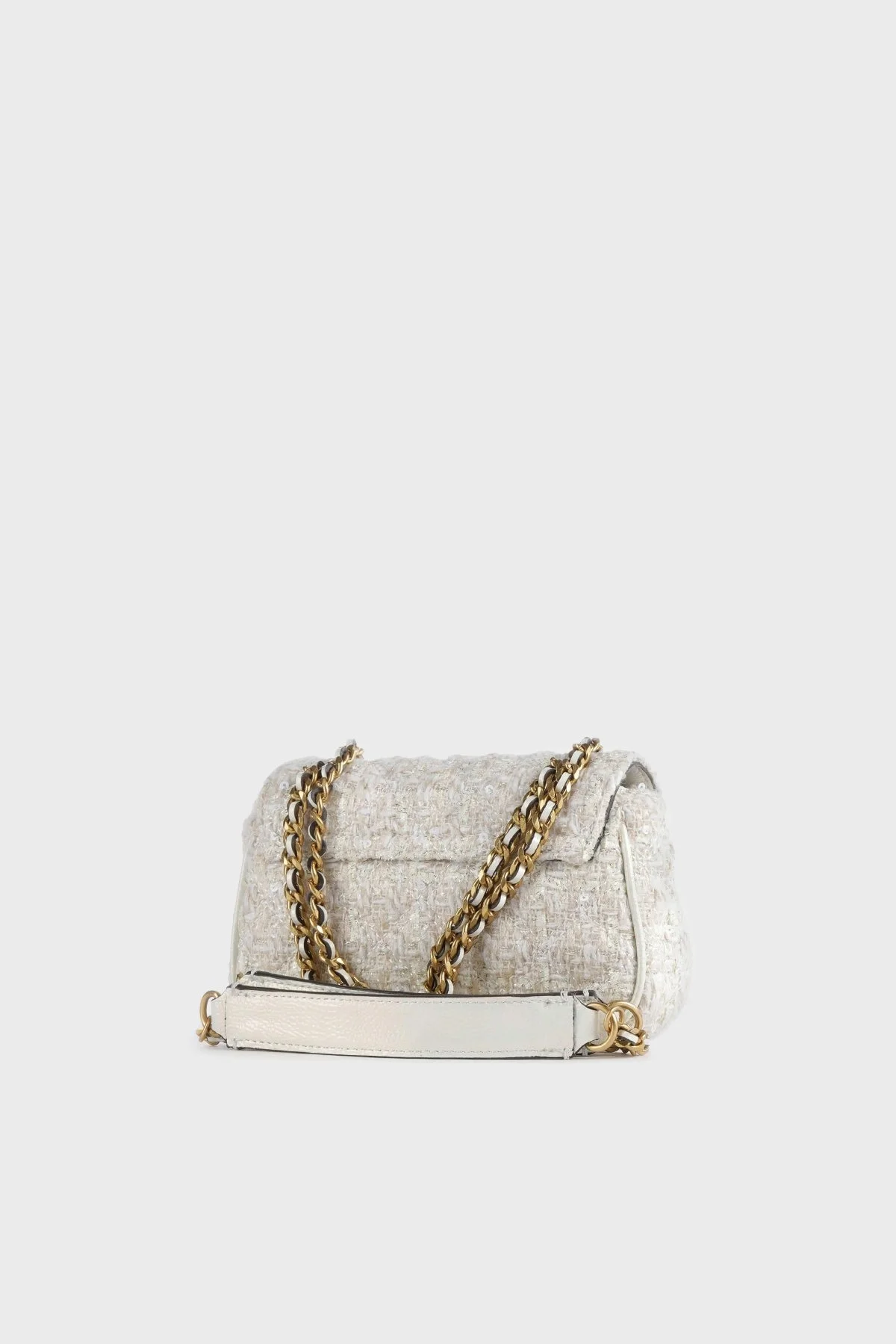 Guess Giully Zincir Askılı Kapitone HWTI8748780IVM Bayan Çanta HWTI8748780 IVM BEJ - 2