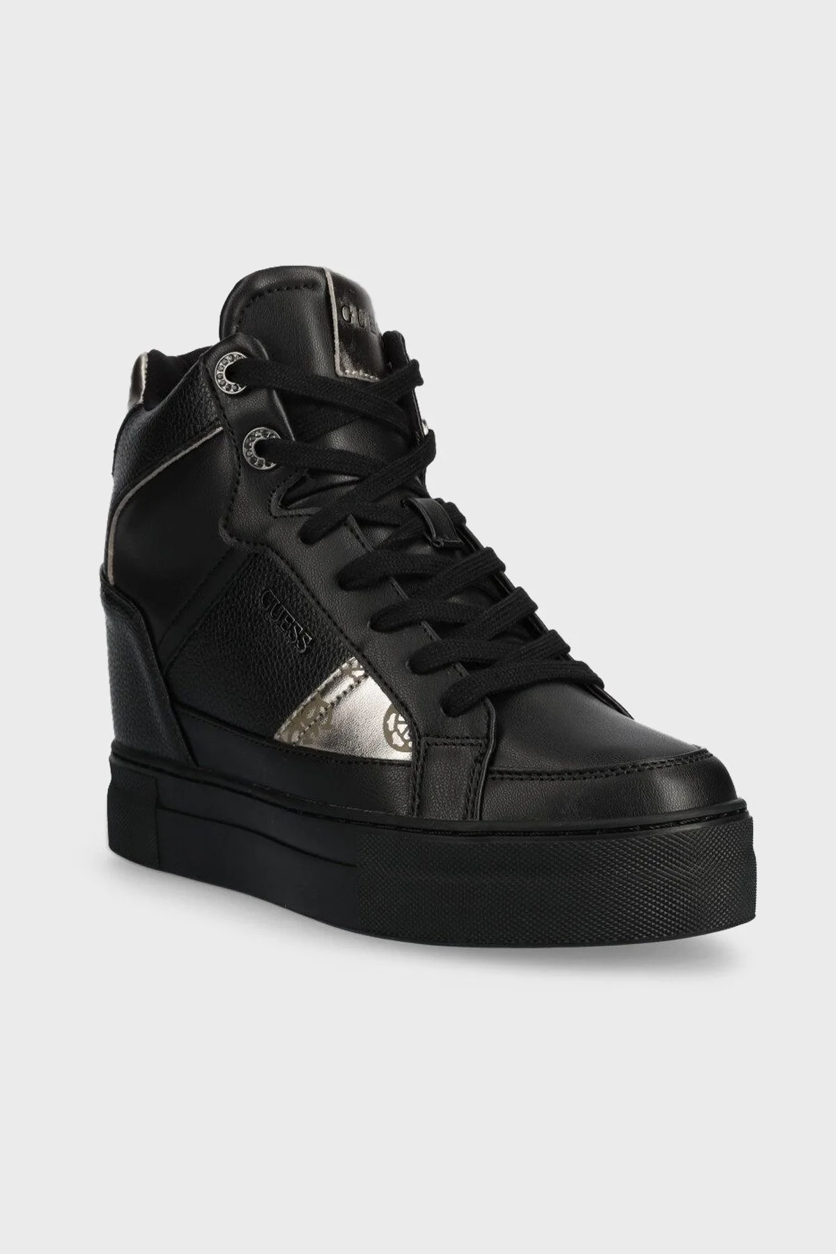 Guess Gizli Topuklu Sneaker Bayan Ayakkabı FL7FRI ELE12 BLACK SİYAH - 2