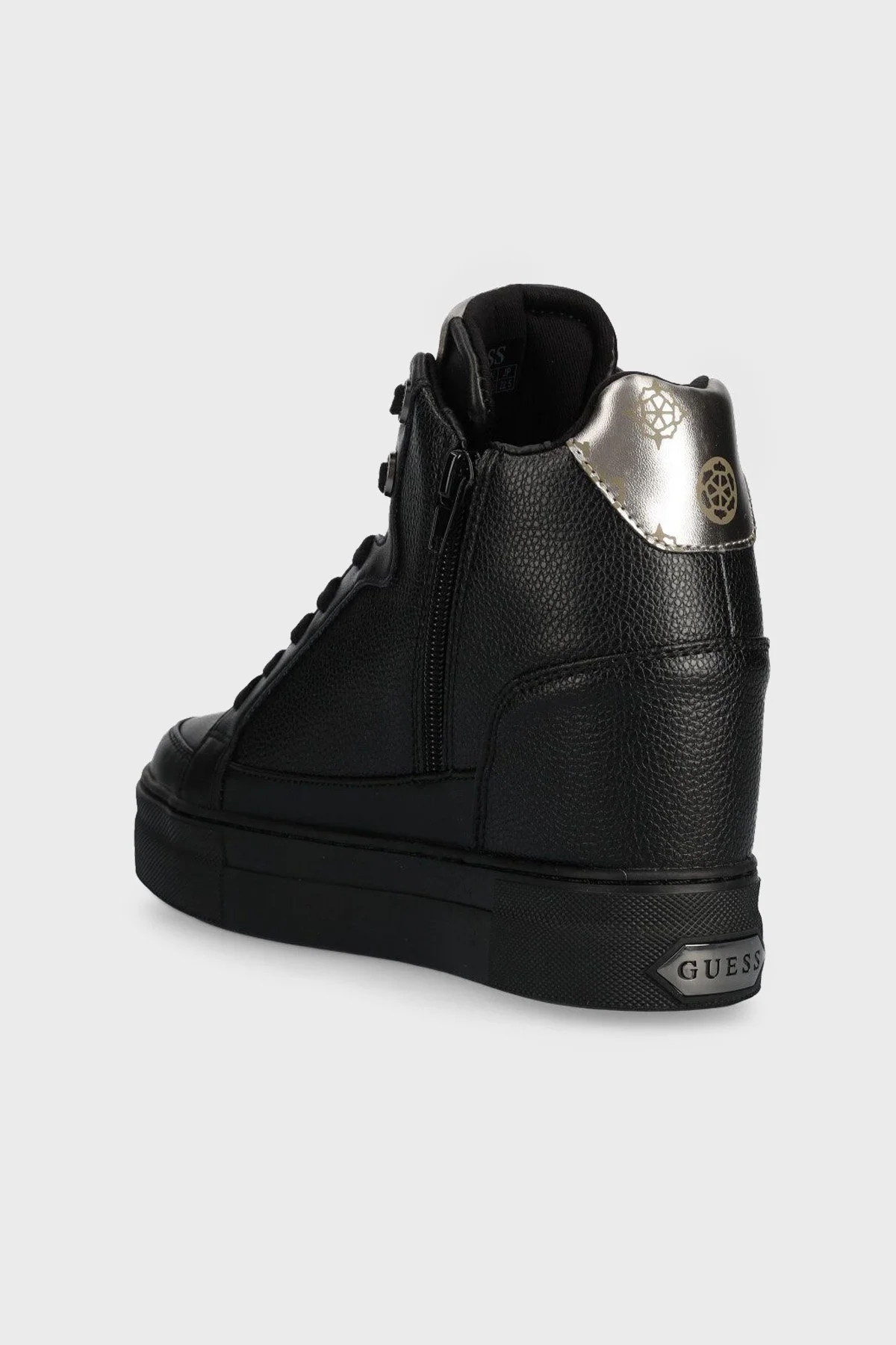 Guess Gizli Topuklu Sneaker Bayan Ayakkabı FL7FRI ELE12 BLACK SİYAH - 3