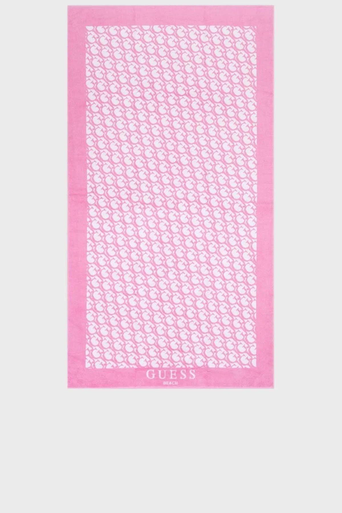 Guess Gj Beach Pamuklu 180*50 cm E4GZ12SG00P Bayan Plaj Havlusu E4GZ12 SG00P P6AR PEMBE - 1