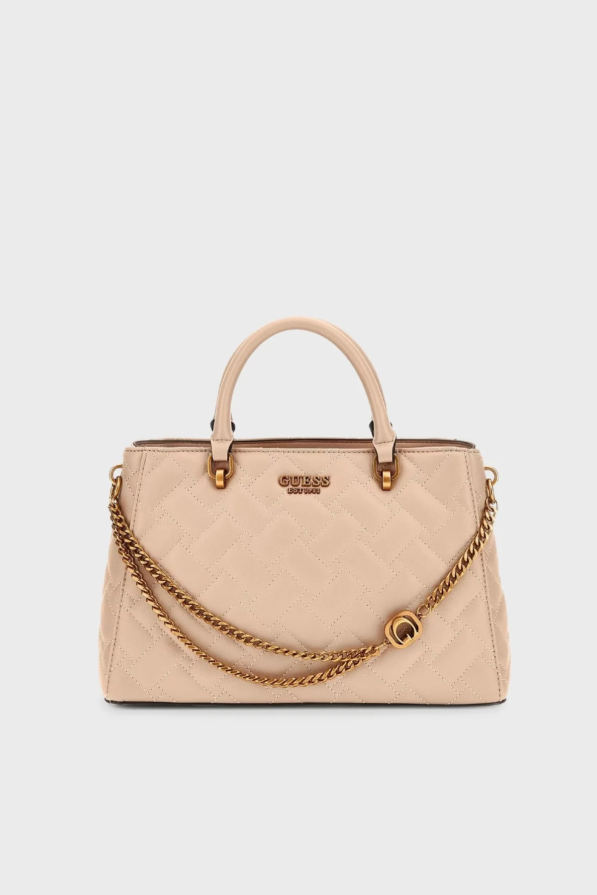 Guess Gracelynn Çıkarılabilir Uzatma Askılı Bayan Çanta HWQB8984060 BEI BEJ - 1