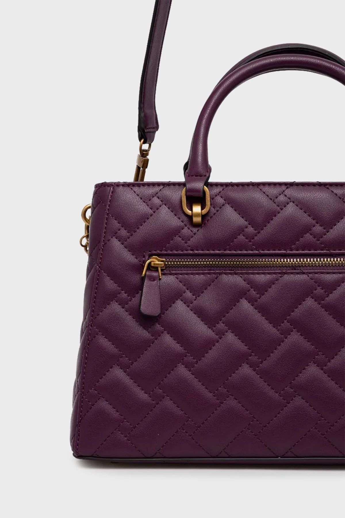 Guess Gracelynn Çıkarılabilir Uzatma Askılı Bayan Çanta HWQB8984060 PLU MOR - 3