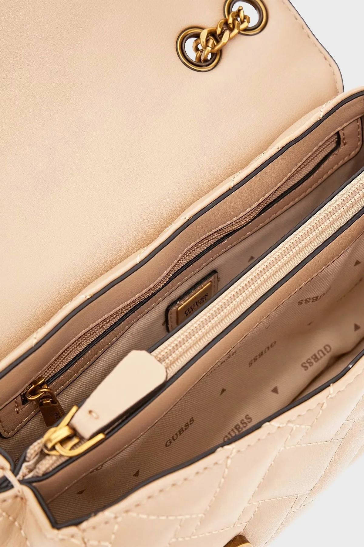 Guess Gracelynn Zincir Askılı Bayan Çanta HWQB8984200 BEI BEJ - 4