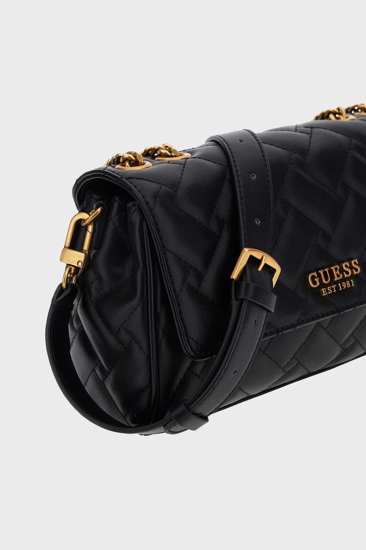 Guess Gracelynn Zincir Askılı Bayan Çanta HWQB8984200 BLA SİYAH - 5