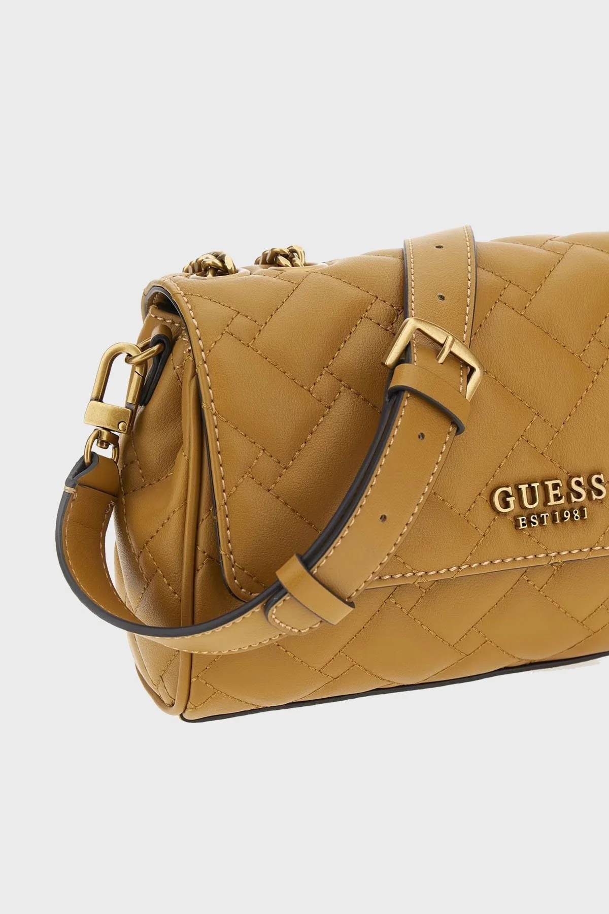 Guess Gracelynn Zincir Askılı Bayan Çanta HWQB8984200 MUS HARDAL - 4