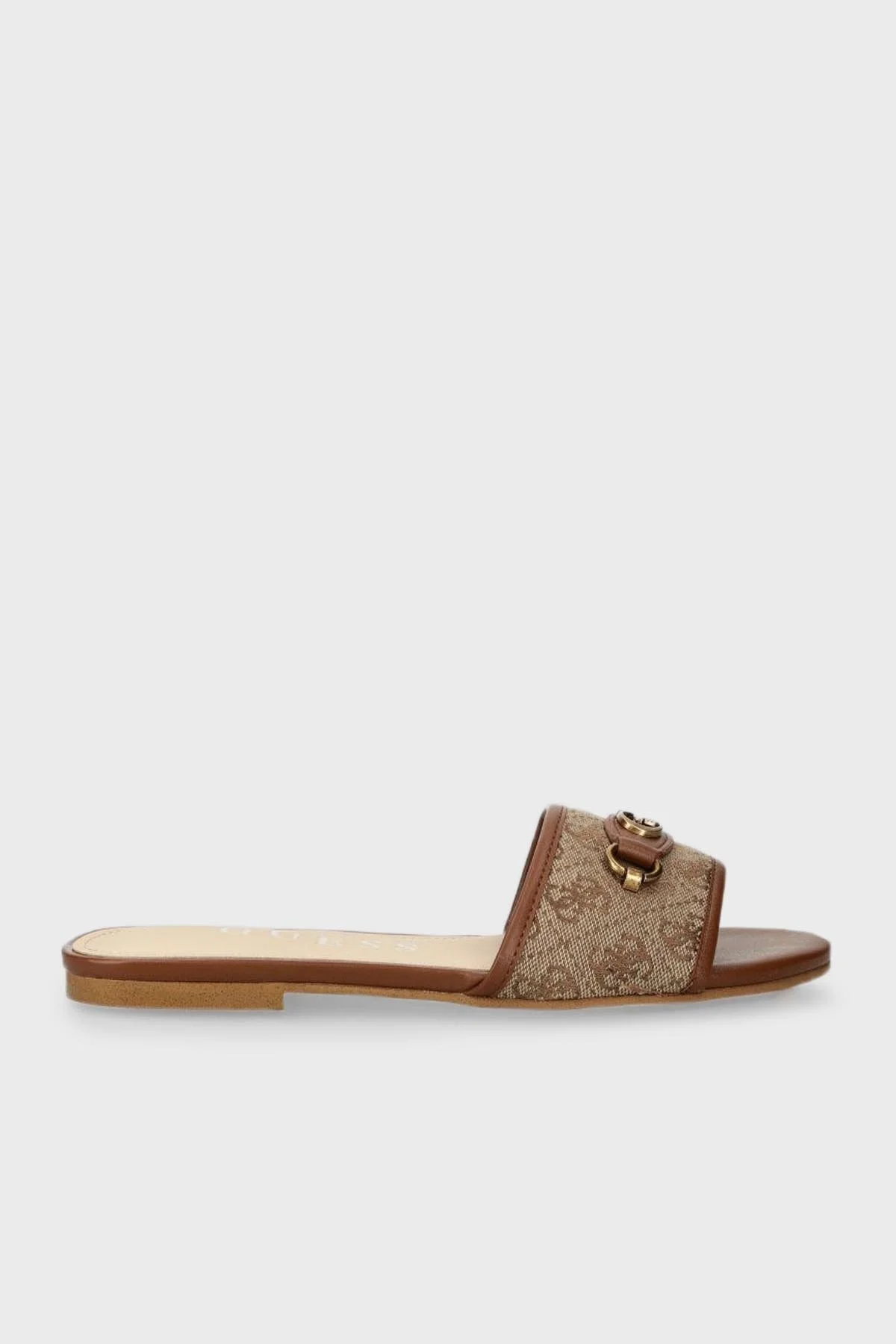 Guess Hammi Logolu FLPHAMFAL03BEIGE Bayan Terlik FLPHAMFAL03 BEIGE KAHVE-BEJ - 1