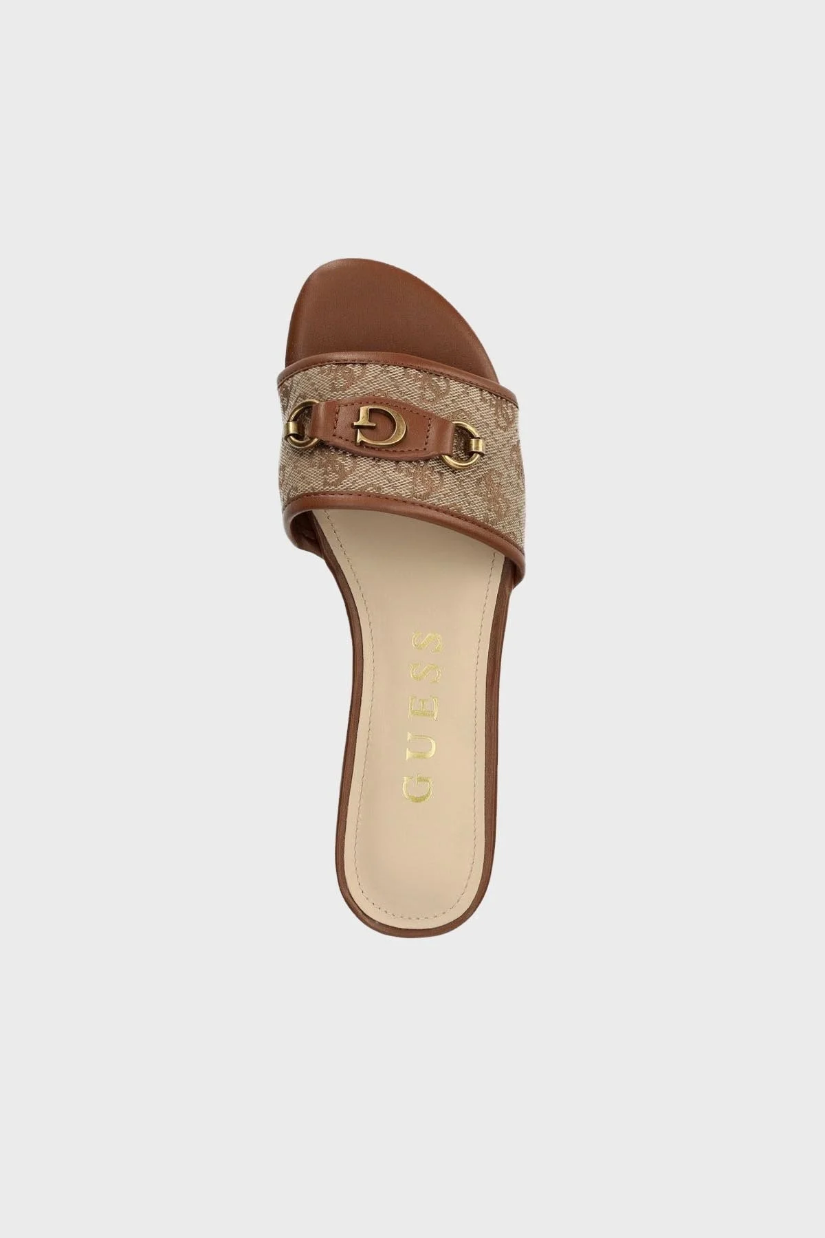 Guess Hammi Logolu FLPHAMFAL03BEIGE Bayan Terlik FLPHAMFAL03 BEIGE KAHVE-BEJ - 3