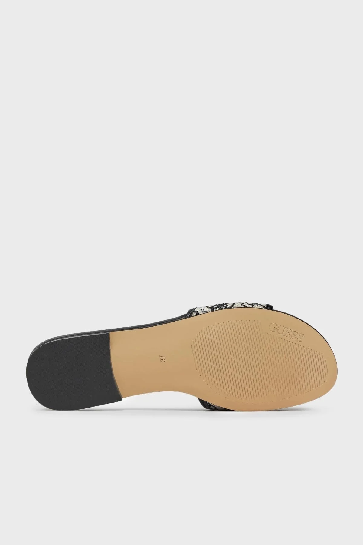 Guess Hammi Logolu FLPHAMFAL03BLACK Bayan Terlik FLPHAMFAL03 BLACK SİYAH-BEYAZ - 3