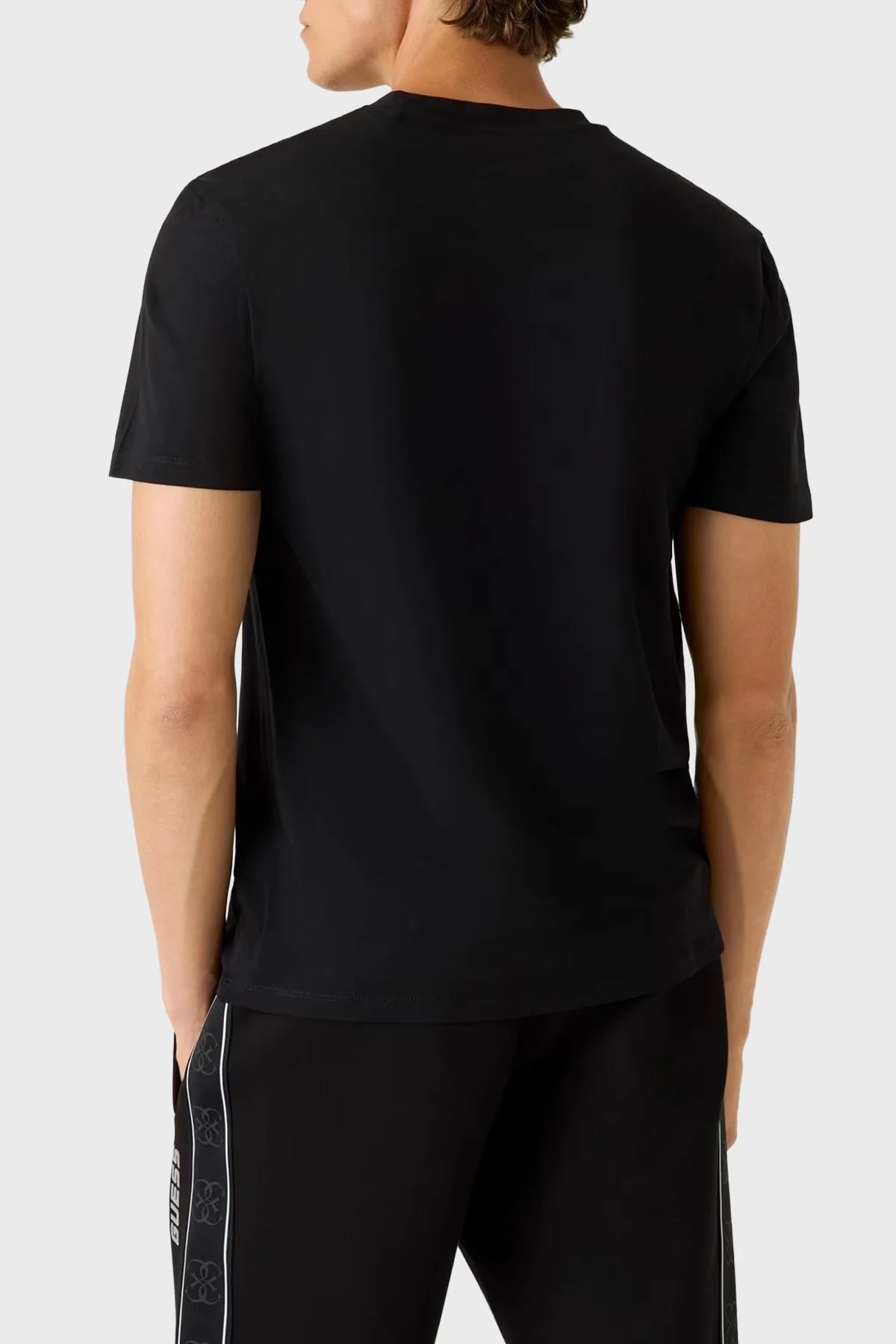 Guess Hedley Pamuklu Regular Fit Logolu Bisiklet Yaka Z2YI12JR06K Erkek T Shirt Z2YI12 JR06K JBLK SİYAH - 3
