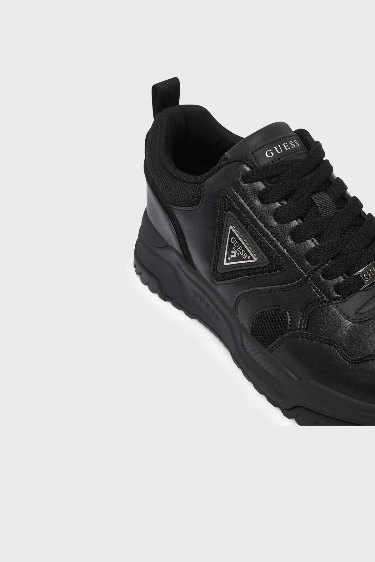 Guess Helado Logolu Sneaker FMFHELELL12 Erkek Ayakkabı FMFHEL ELL12 BLACK Siyah - 5