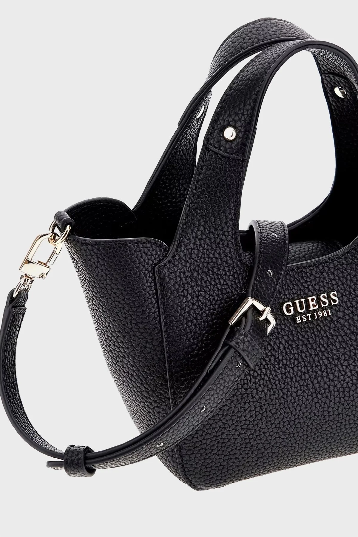 Guess Helina Portföylü Çıkarılabilir Askılı HWBG9640750 Bayan Çanta HWBG96 40750 BLA SİYAH - 10