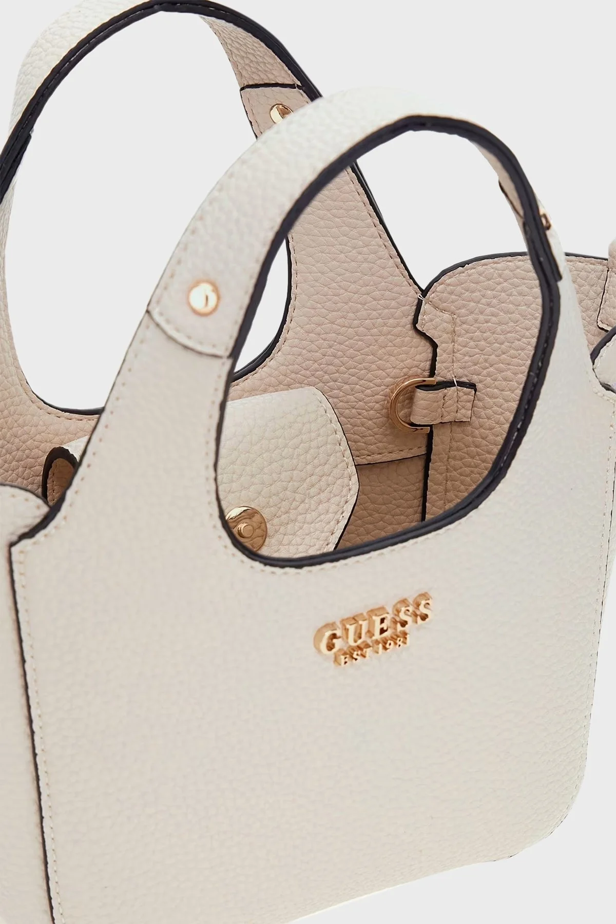 Guess Helina Portföylü Çıkarılabilir Askılı HWBG9640750 Bayan Çanta HWBG96 40750 BON TAŞ - 13