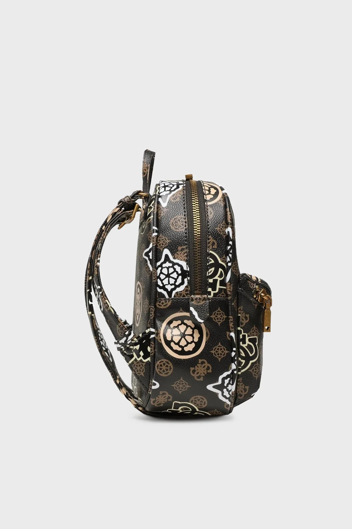 Guess House Logolu Fermuarlı Bayan Sırt Çantası HWPP8686320 BWL SİYAH - 2